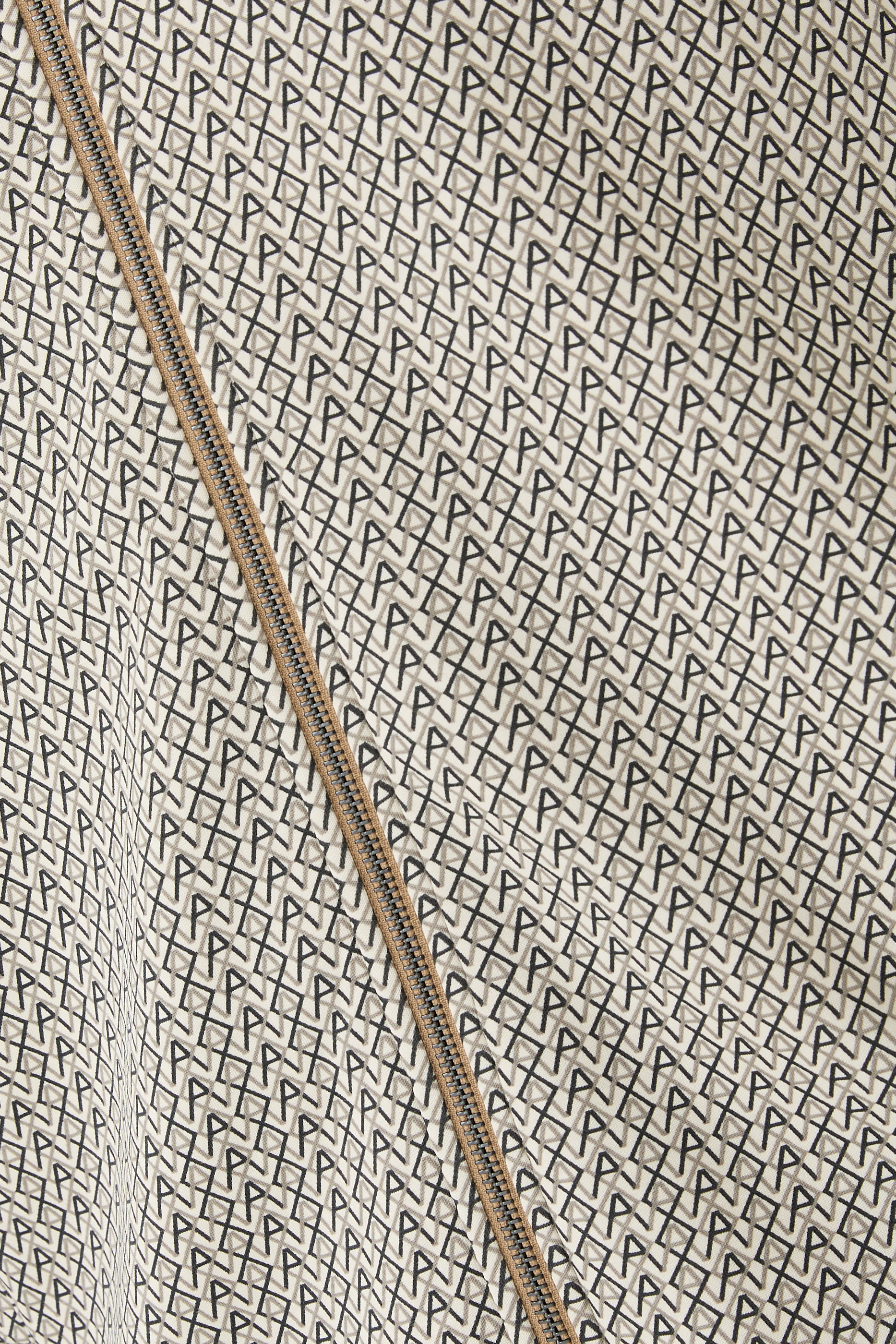 All-Over AX Logo Zipper Hoodie Sweatshirt