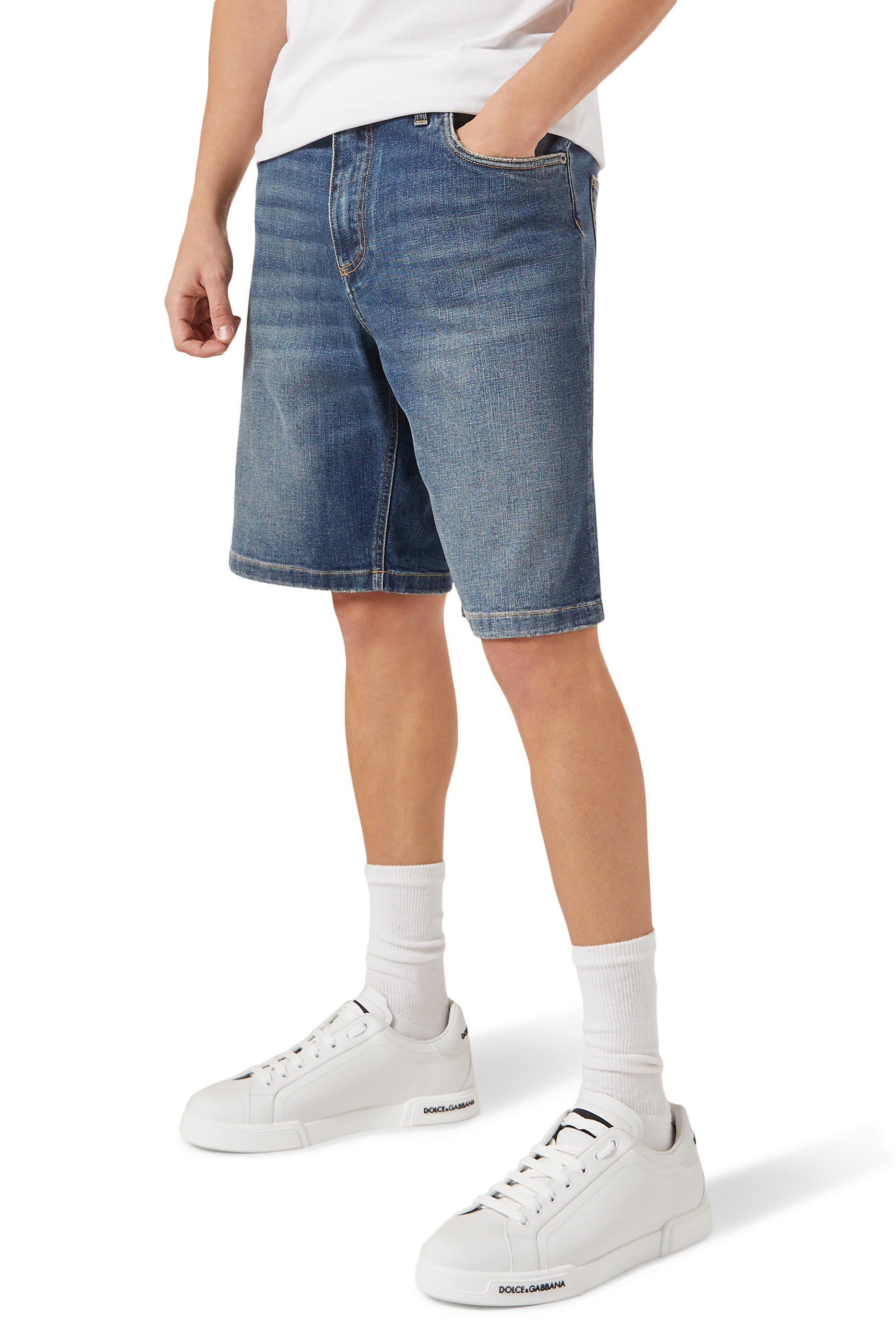  Calfskin Nappa Portofino Sneakers