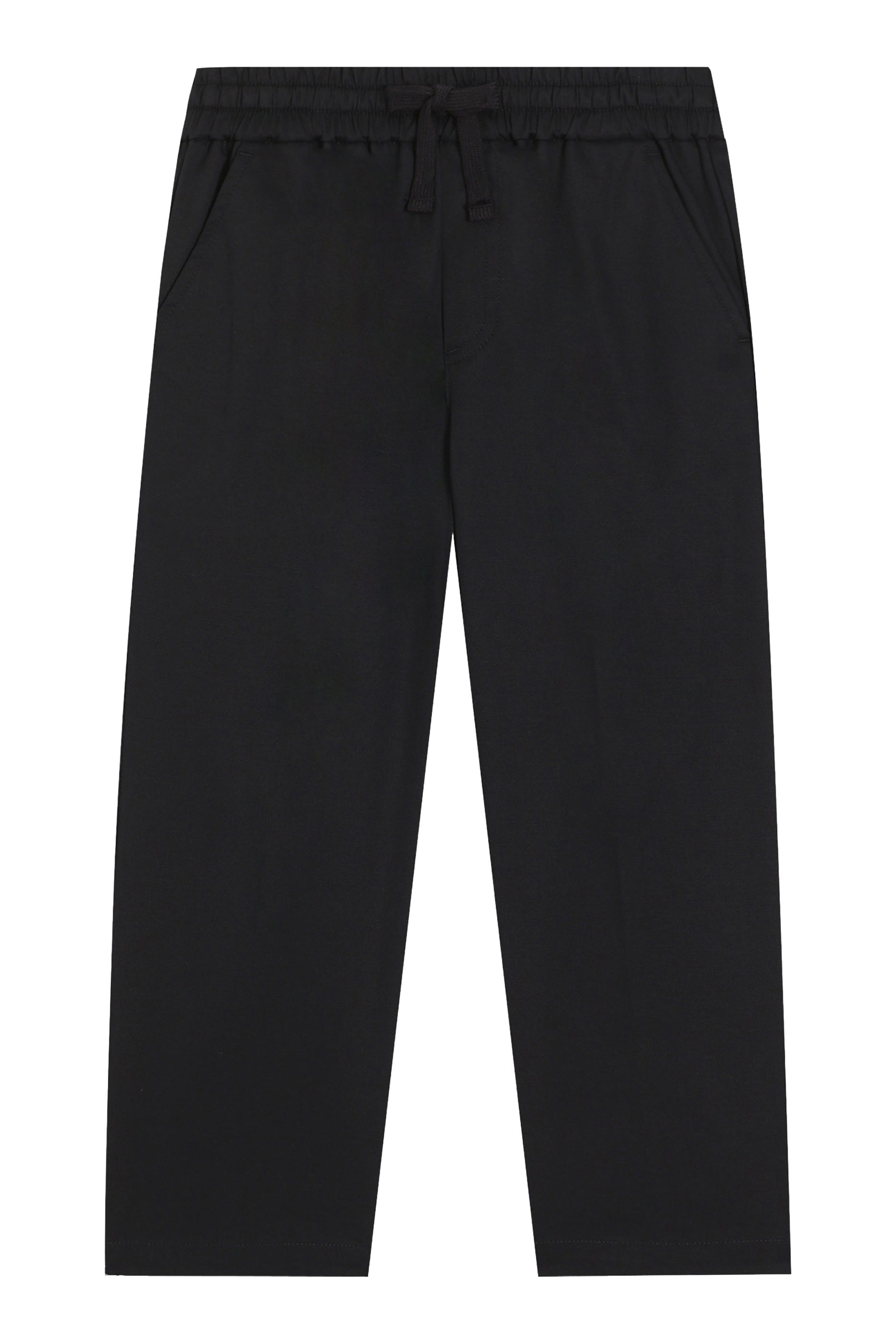 Kids Logo Embroidery Gabardine Pants