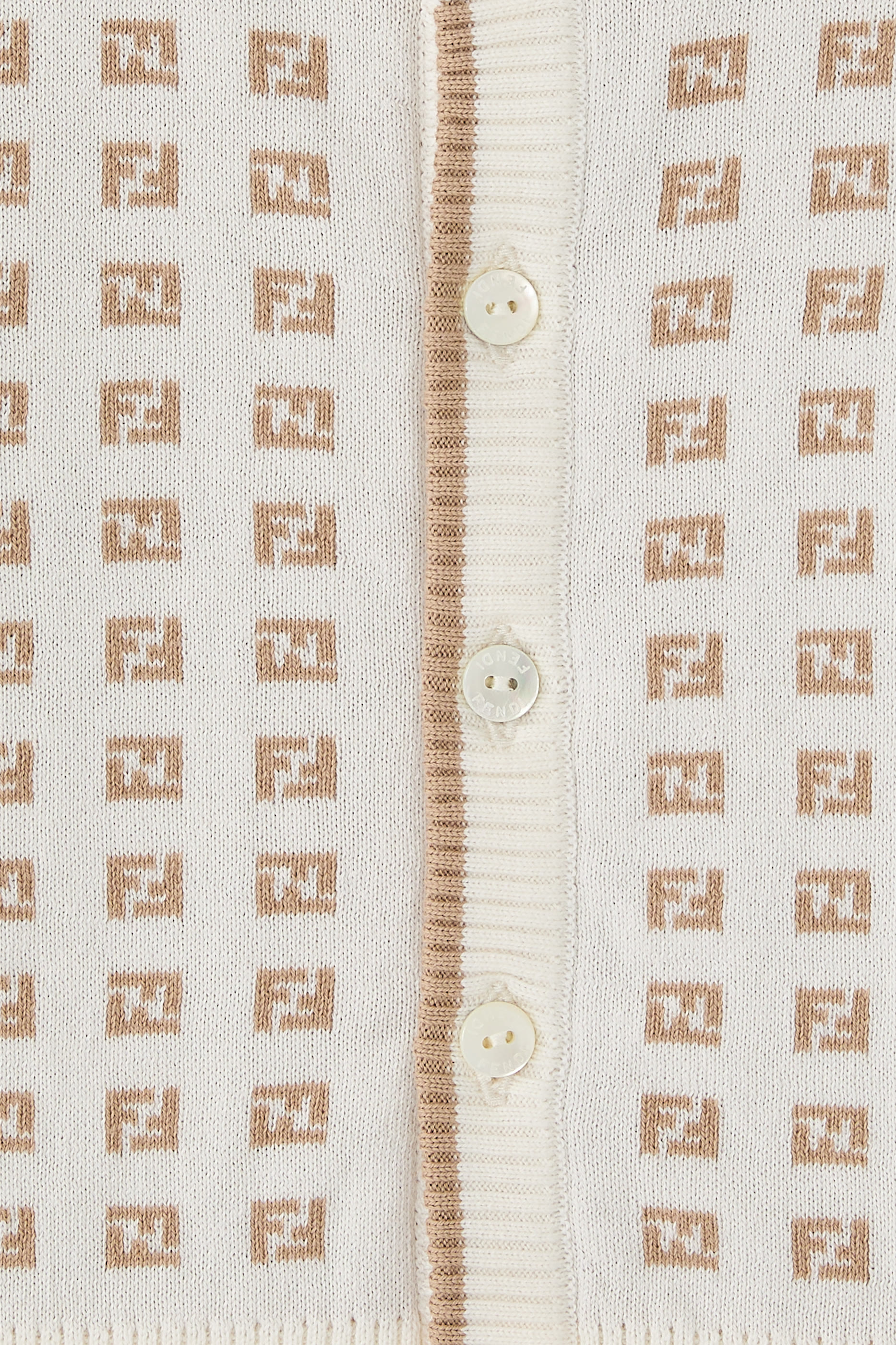 Kids All-Over Logo Cardigan