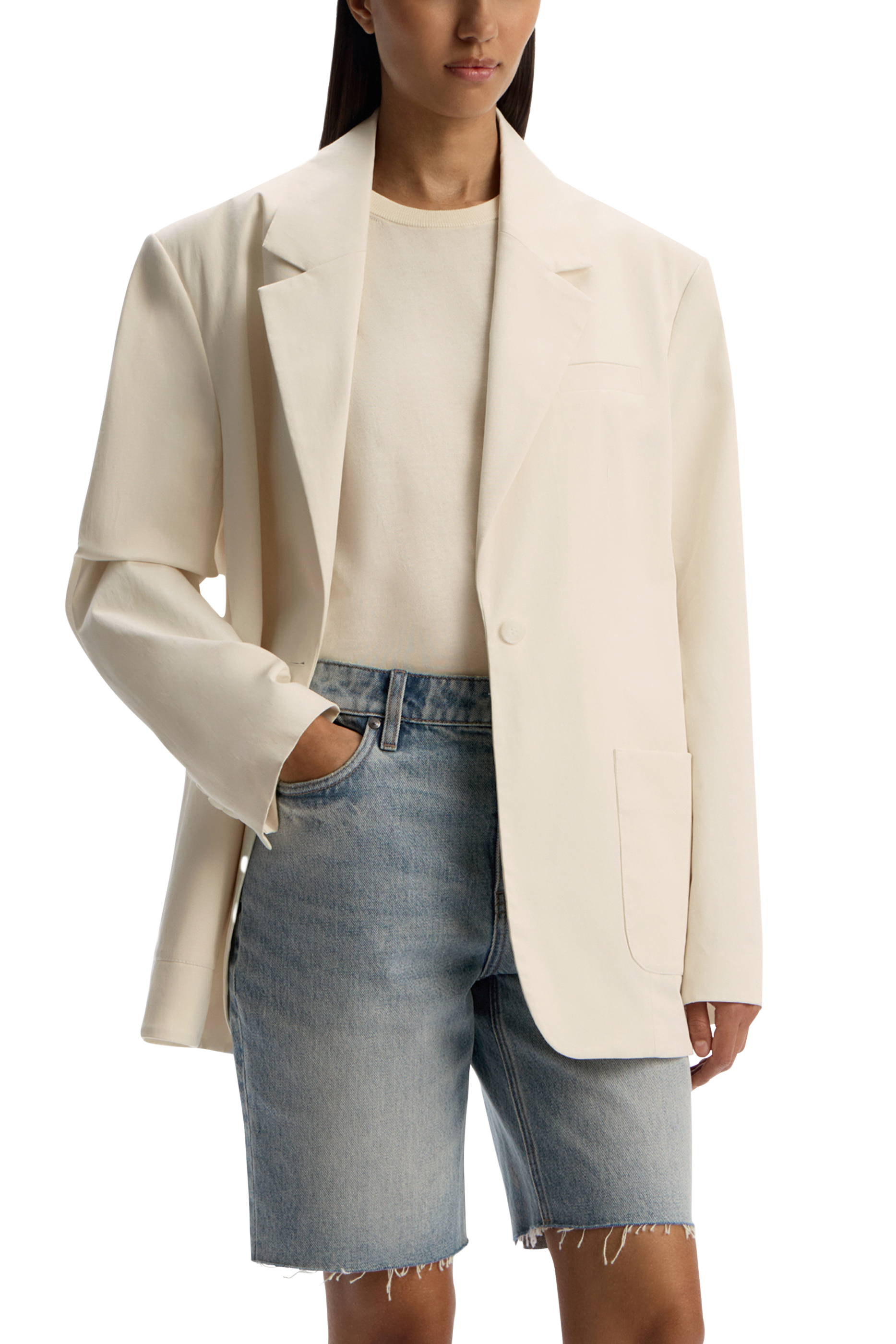  Slim Fit Denim Shorts