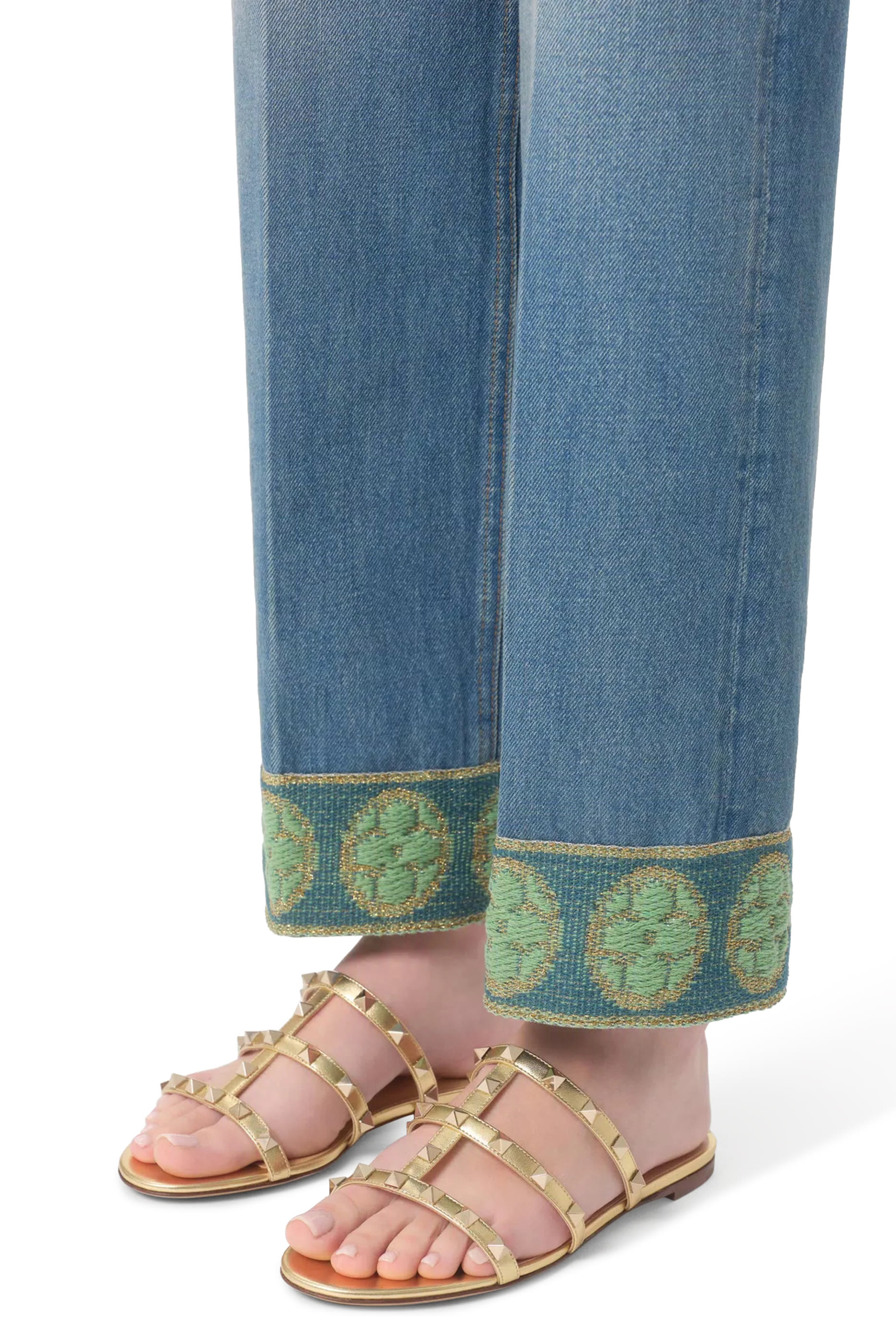 Rockstud Flat Slide Sandal