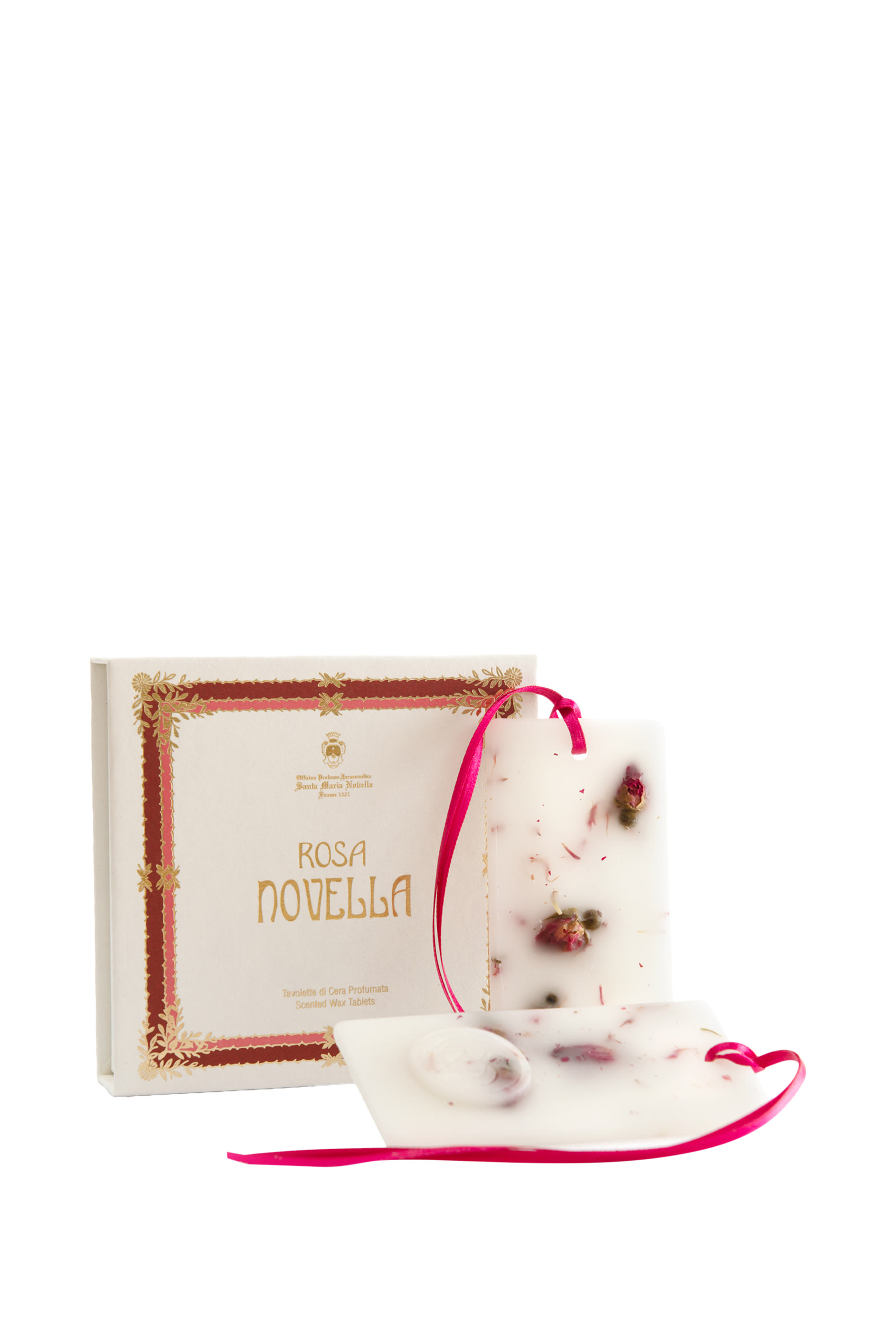 Rosa Novella Scented Wax Tablet, Set of 2