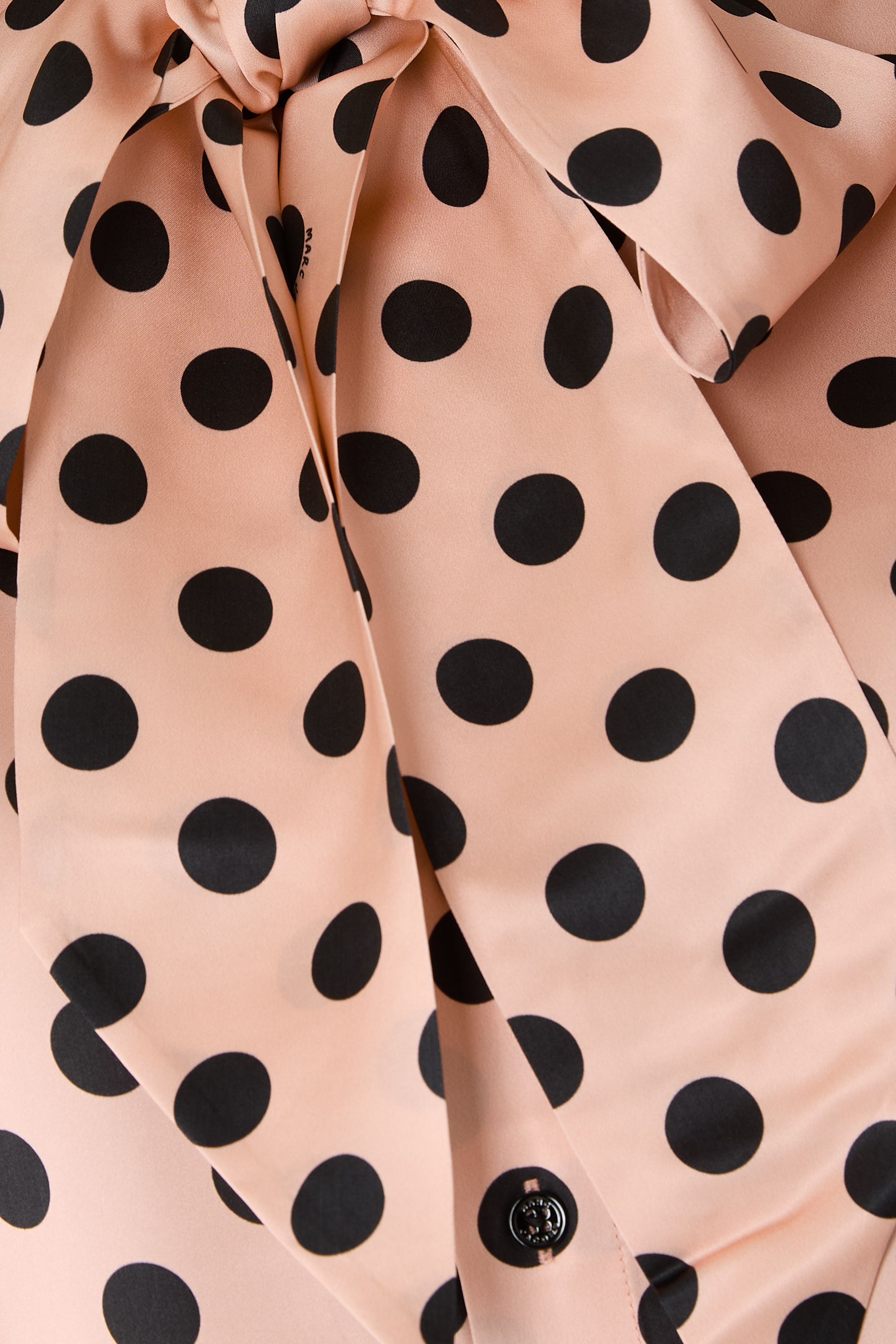 Dots Bow Pleated Dress