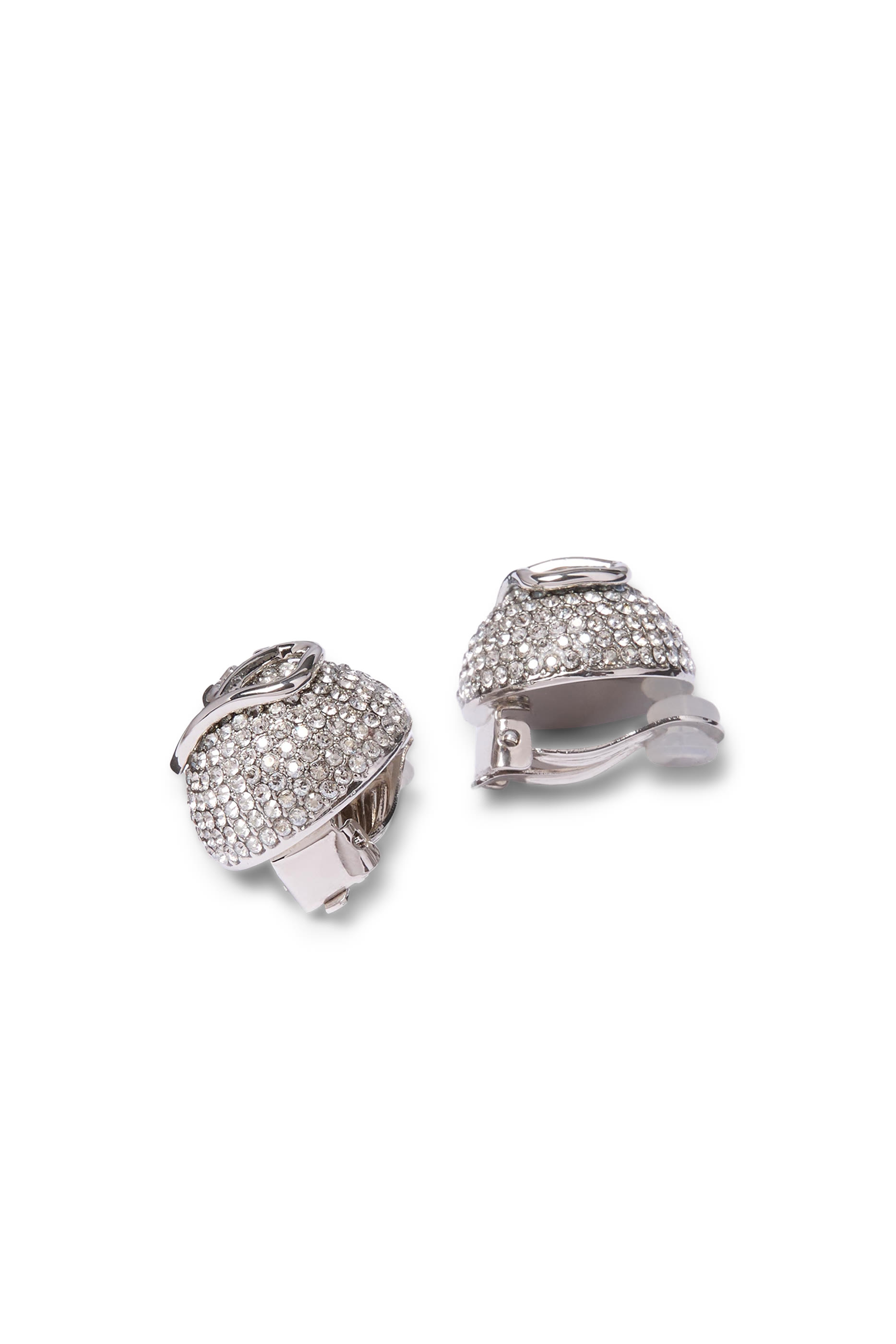 VLogo Signature Metal and Swarovski&reg; Crystal Earrings 