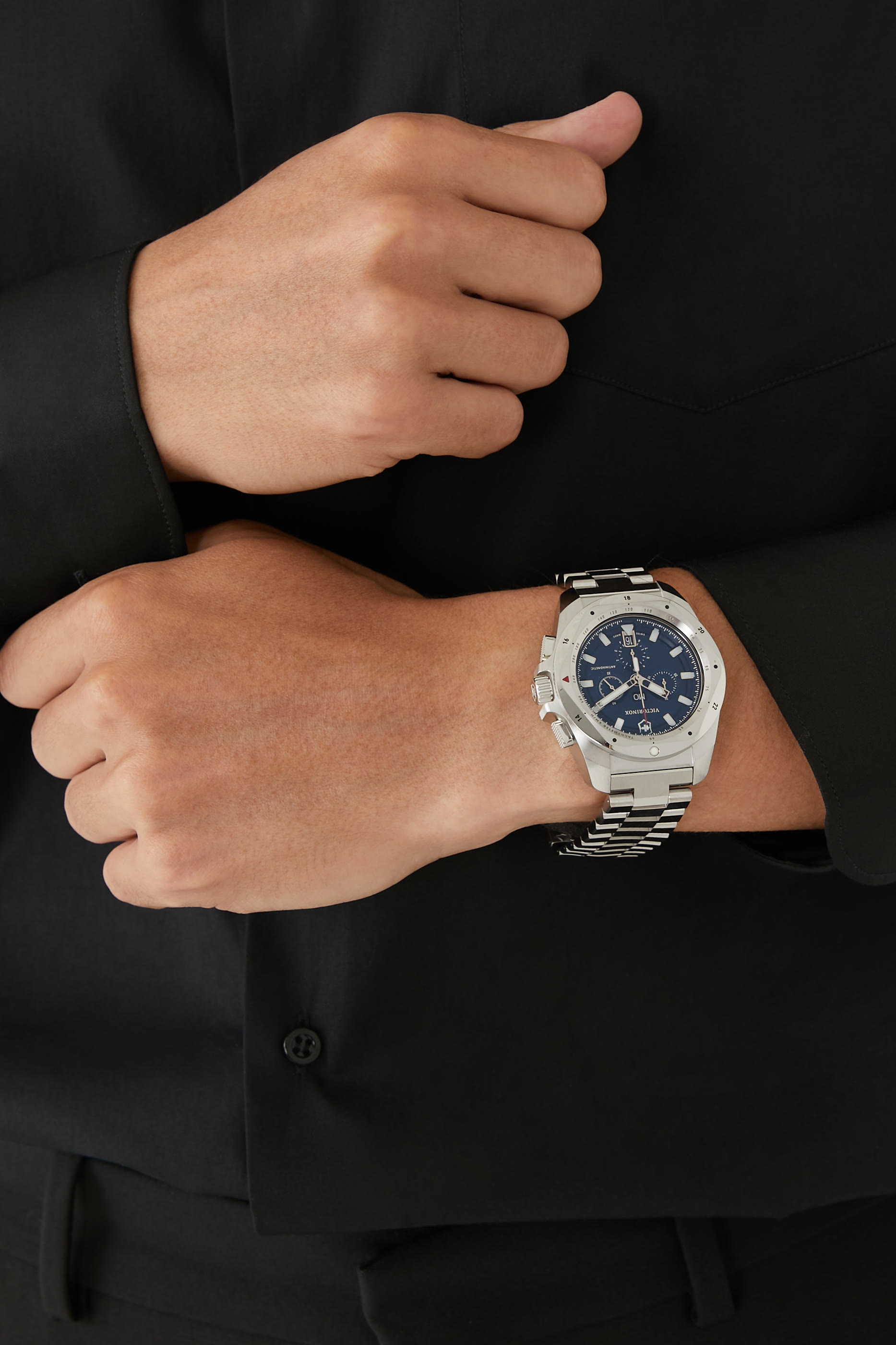 I.N.O.X. Chrono Watch, Stainless Steel