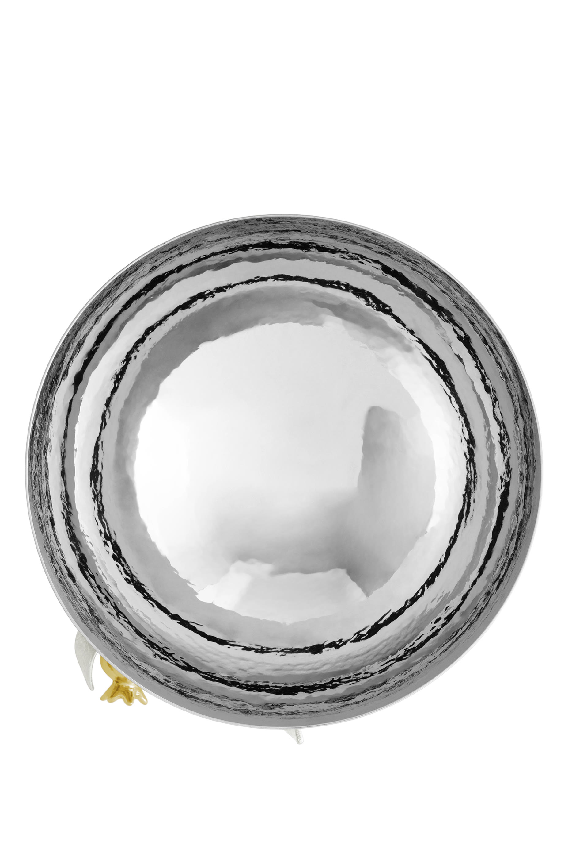 Pomegranate Silver & Gold Small Bowl