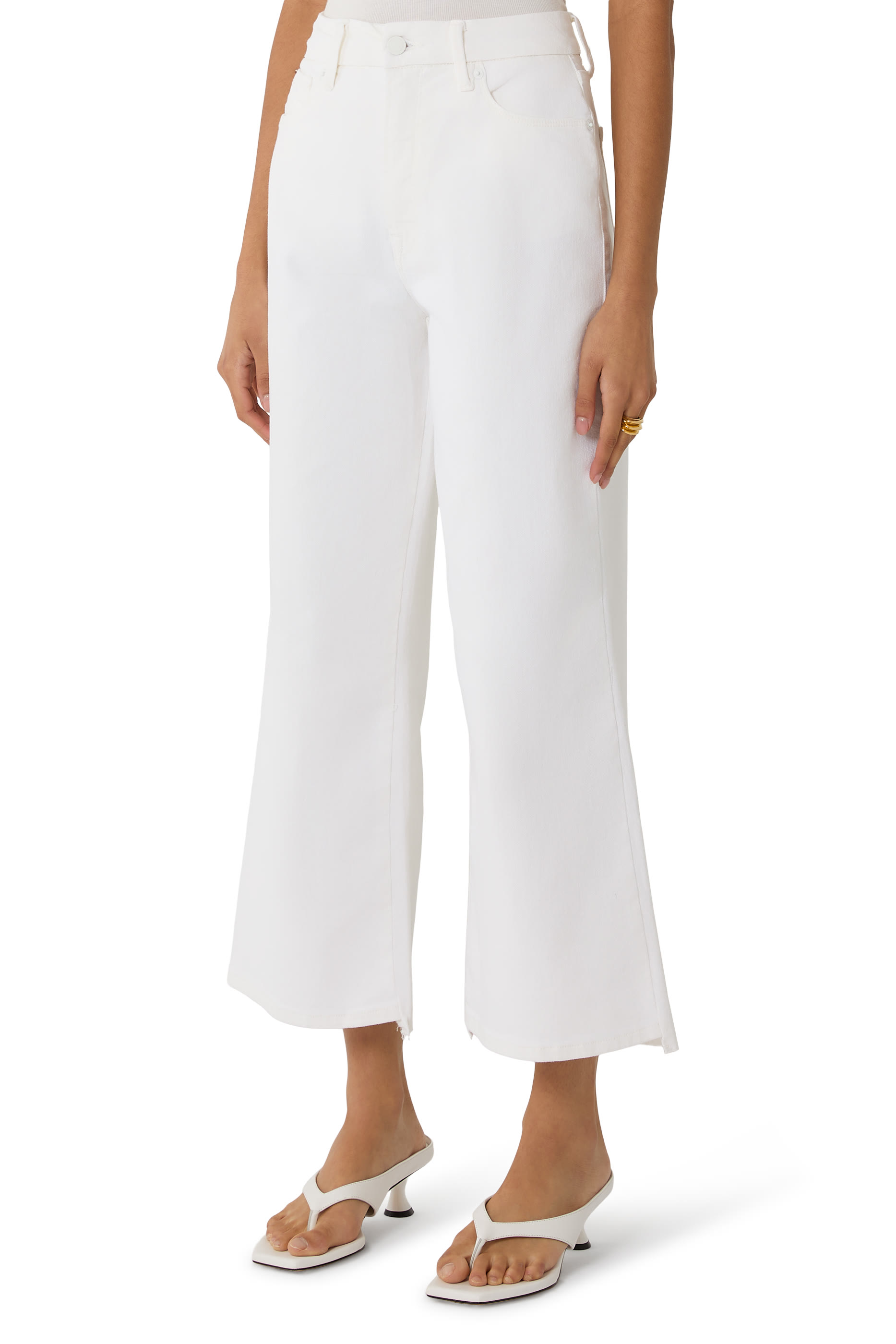 Good Waist Cropped Palazzo Jeans