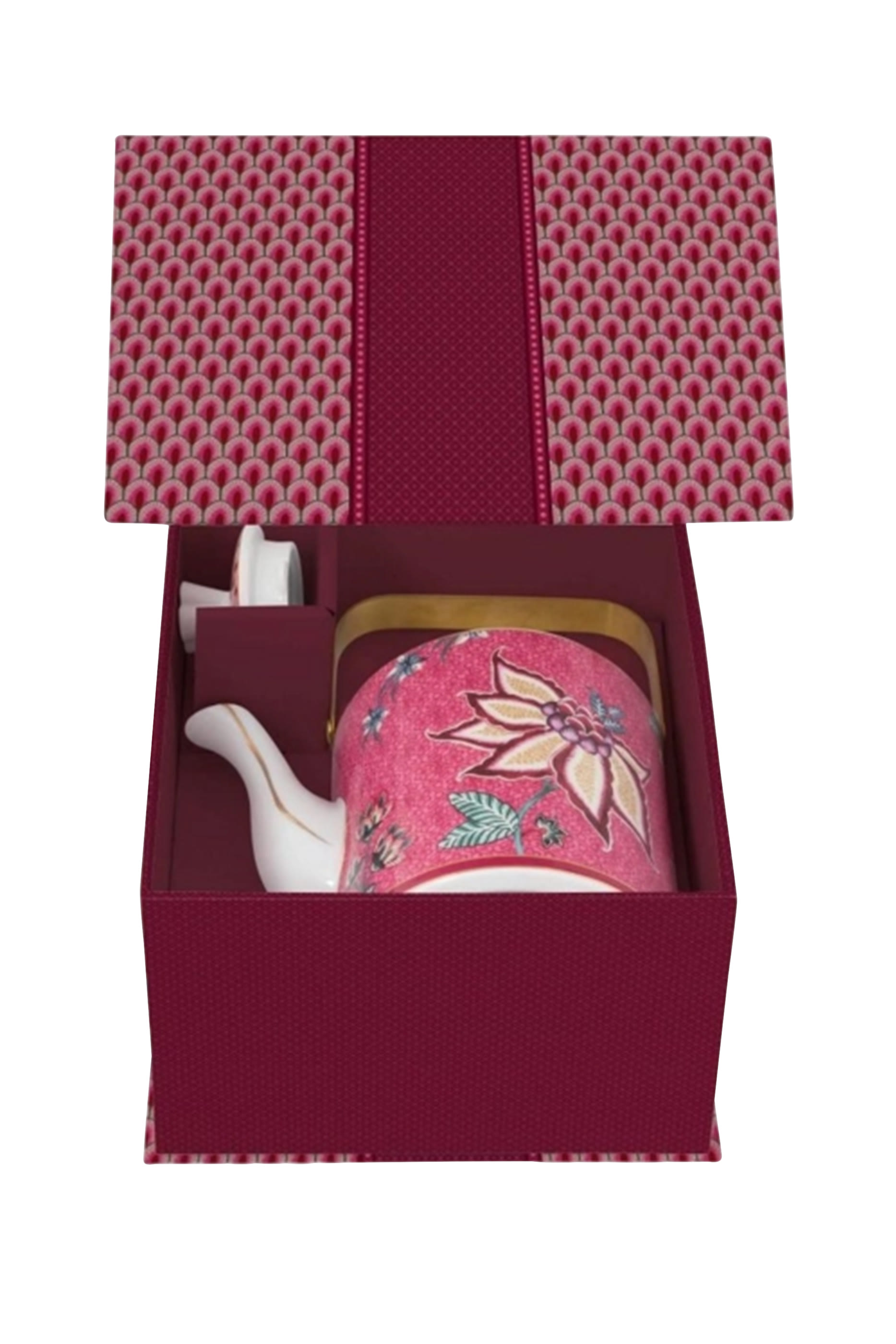 Oriental Flower Festival Teapot