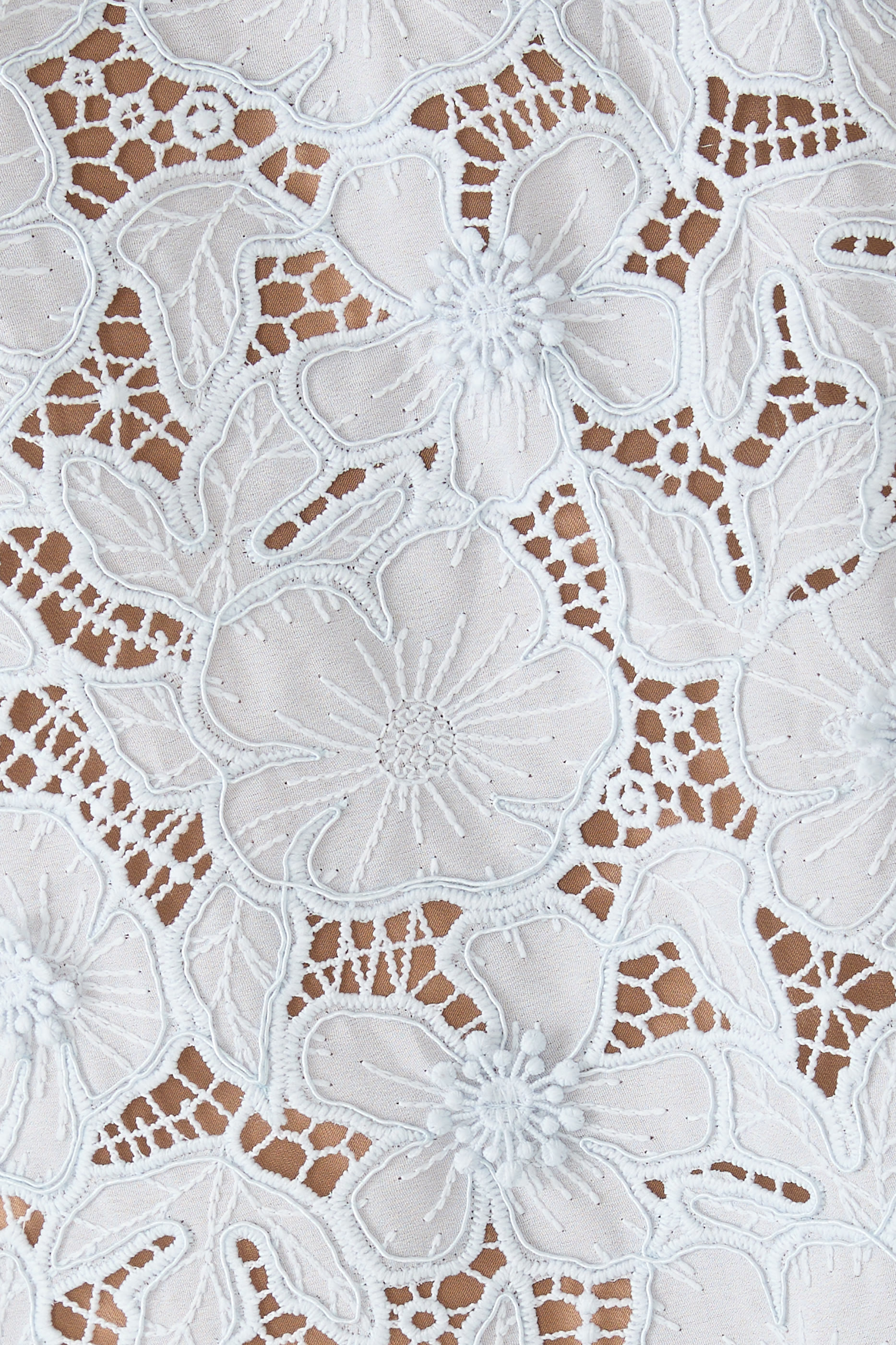 Guipure Lace Mini Dress