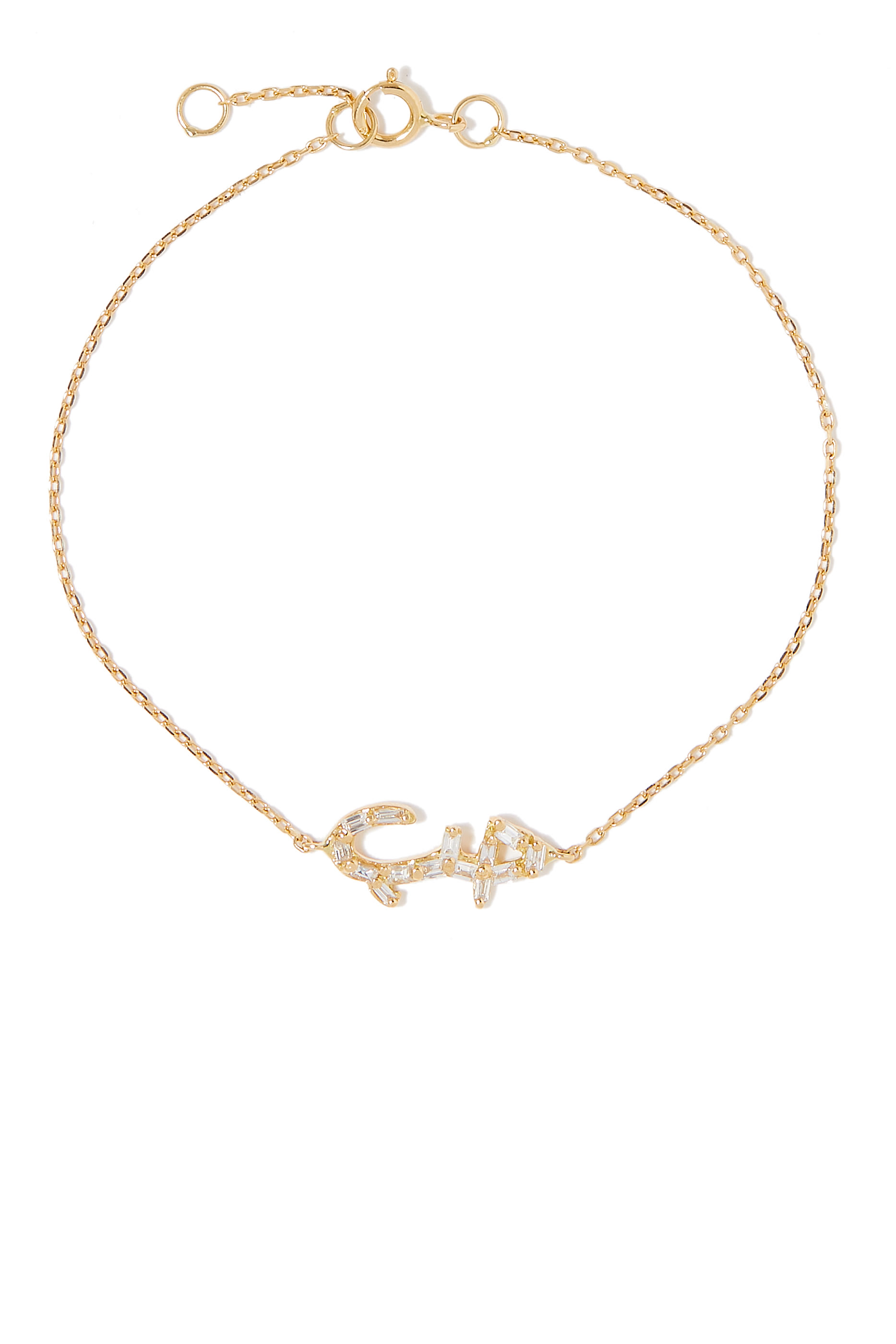 Hobb Love Bracelet, 18k Yellow Gold & Diamonds