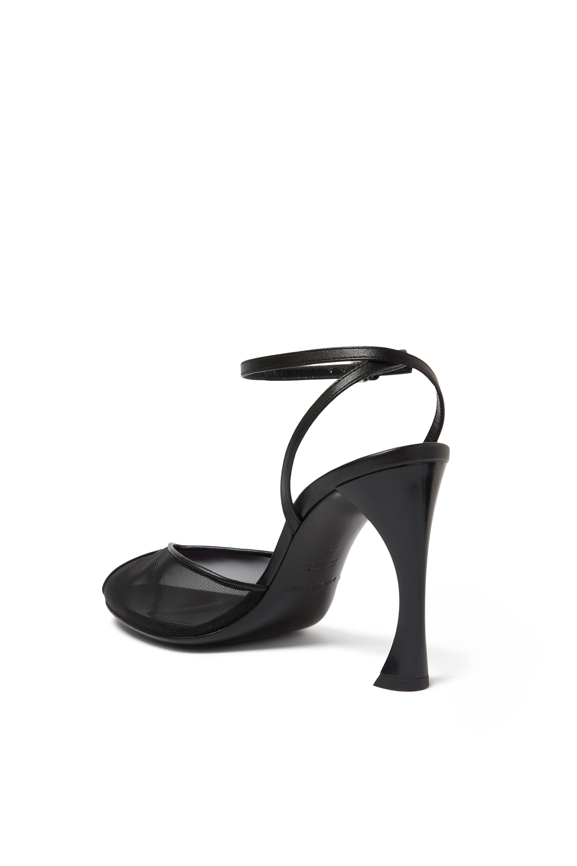 Open-Toe Mesh Sandals