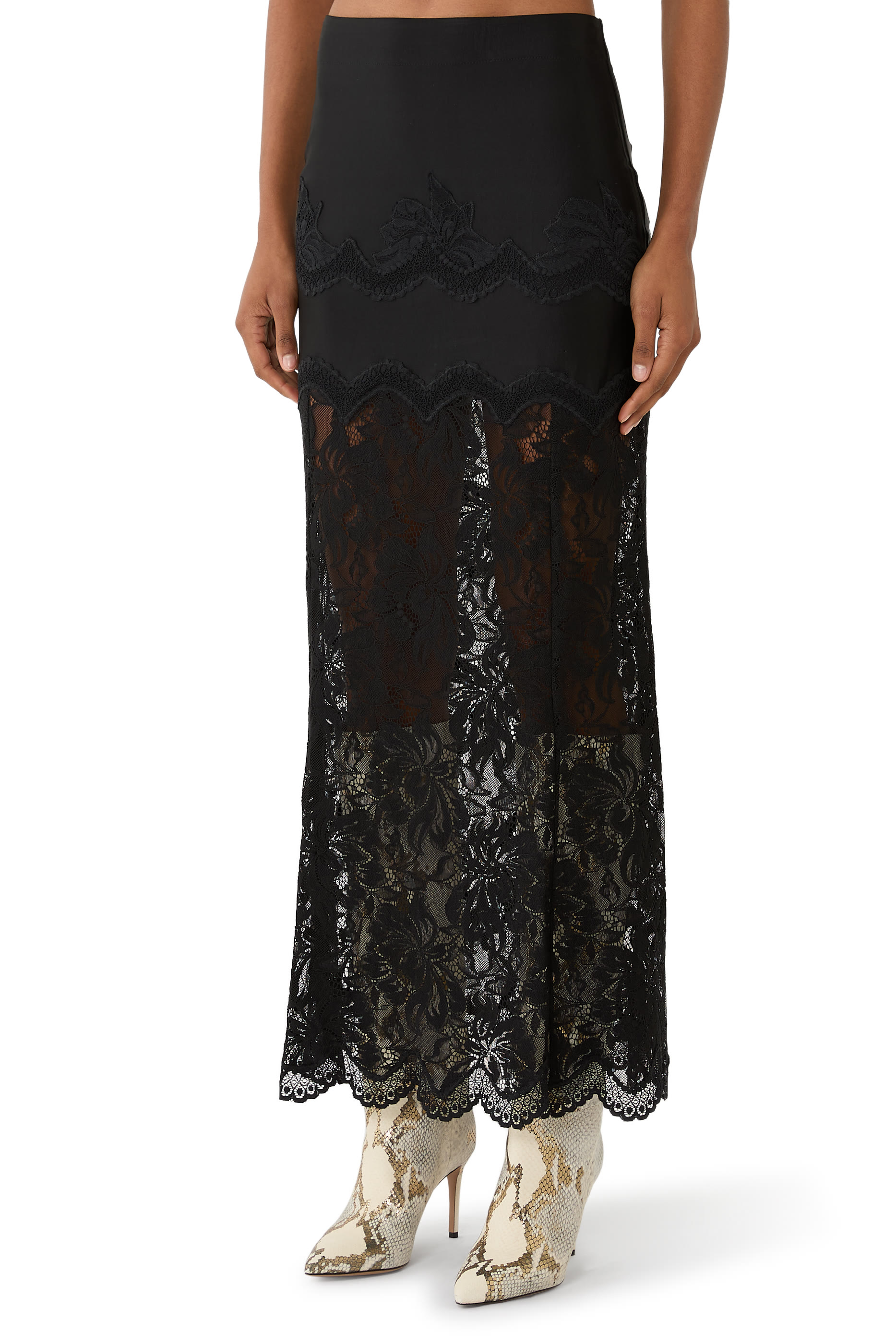 Lace Maxi Skirt