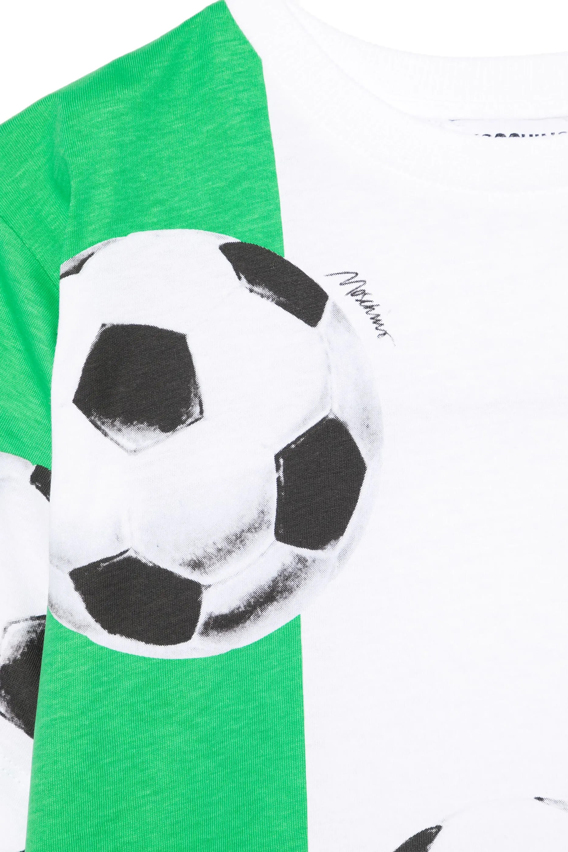 Kids Italy Football Print Maxi T-Shirt