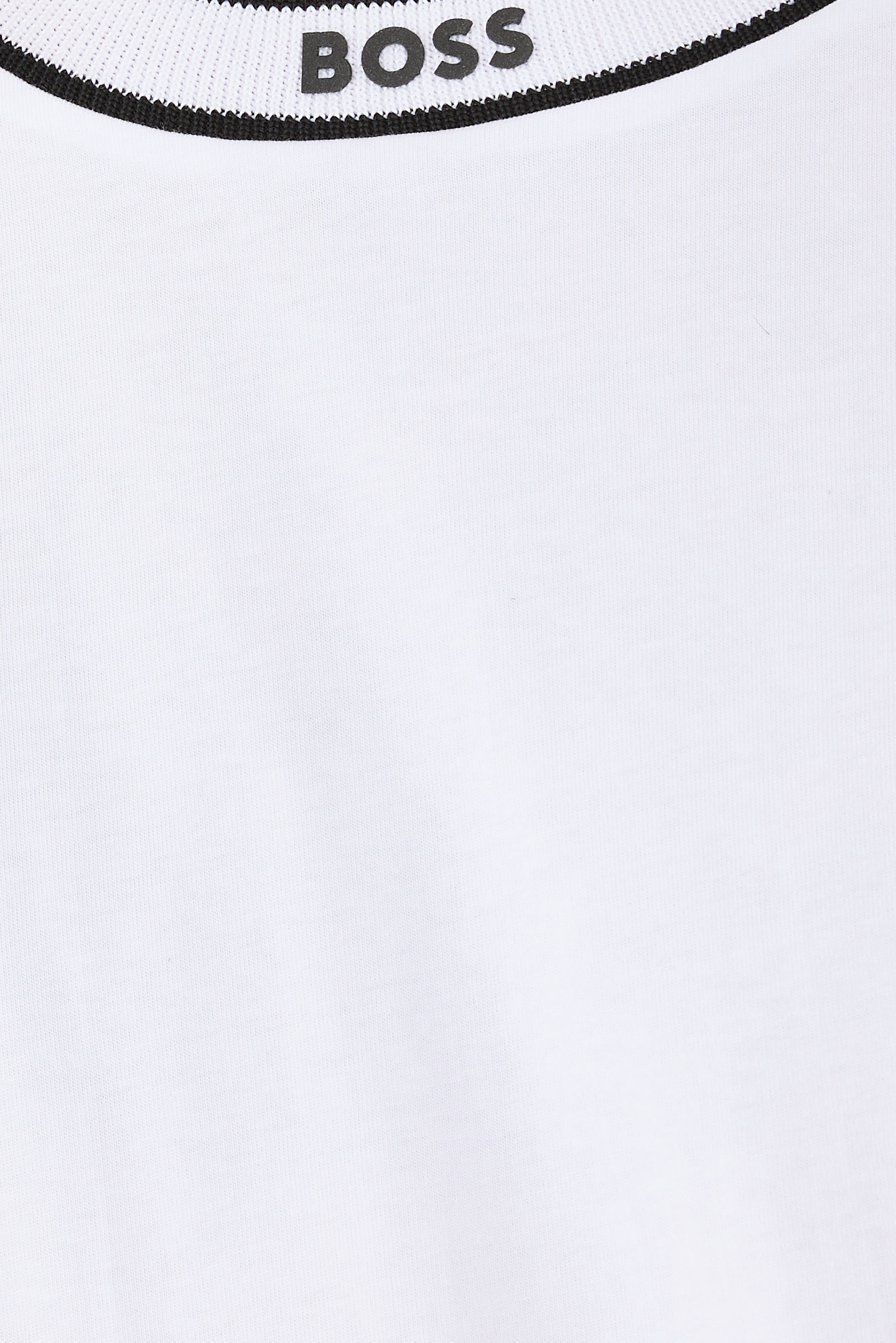 Logo Striped-Collar T-Shirt