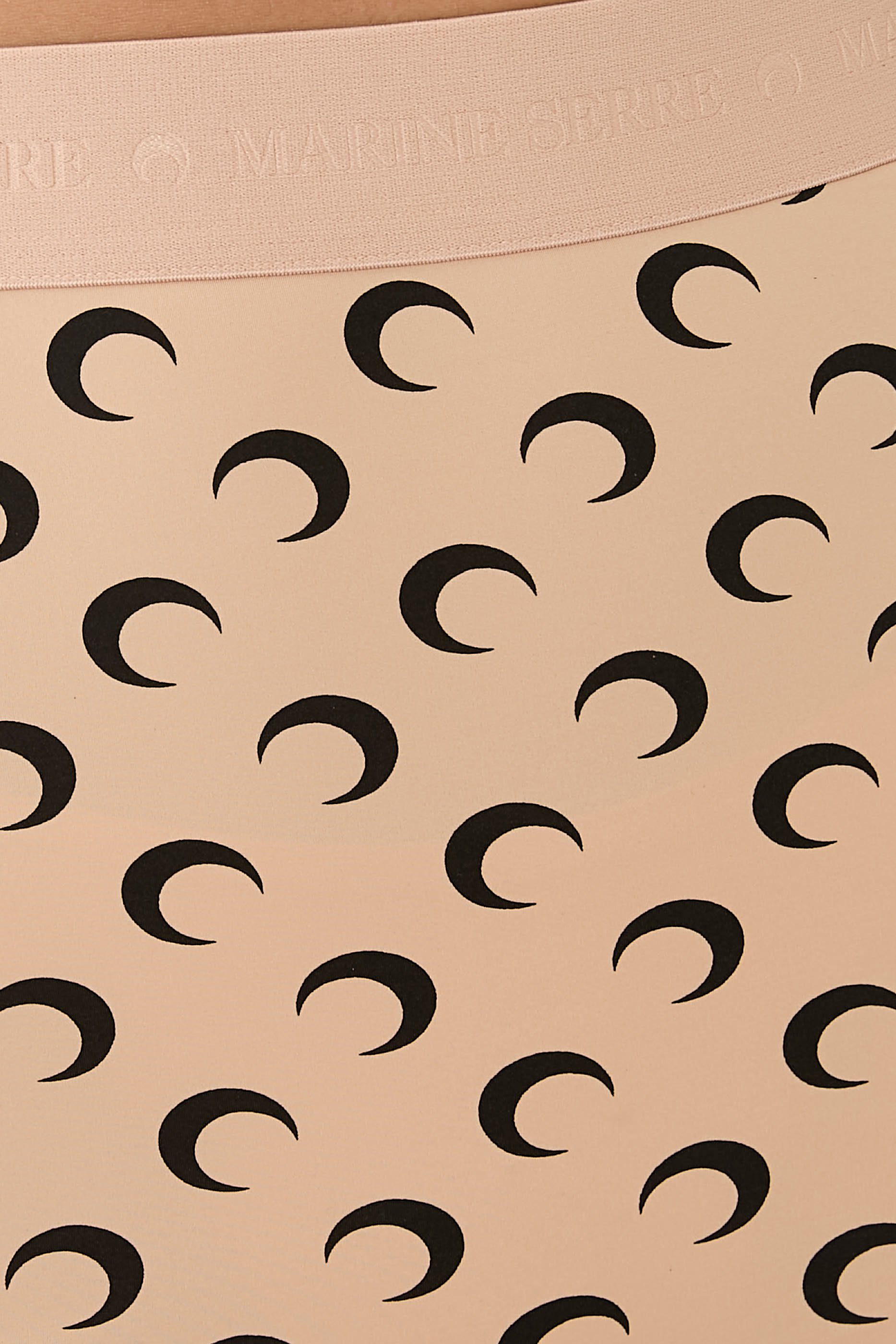 Moon-Print Regenerated Cycling Shorts