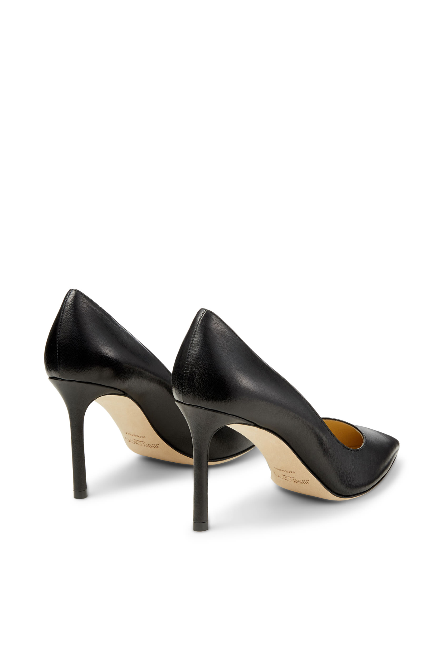 Romy 85-Kid Leather Pointy Toe Pumps