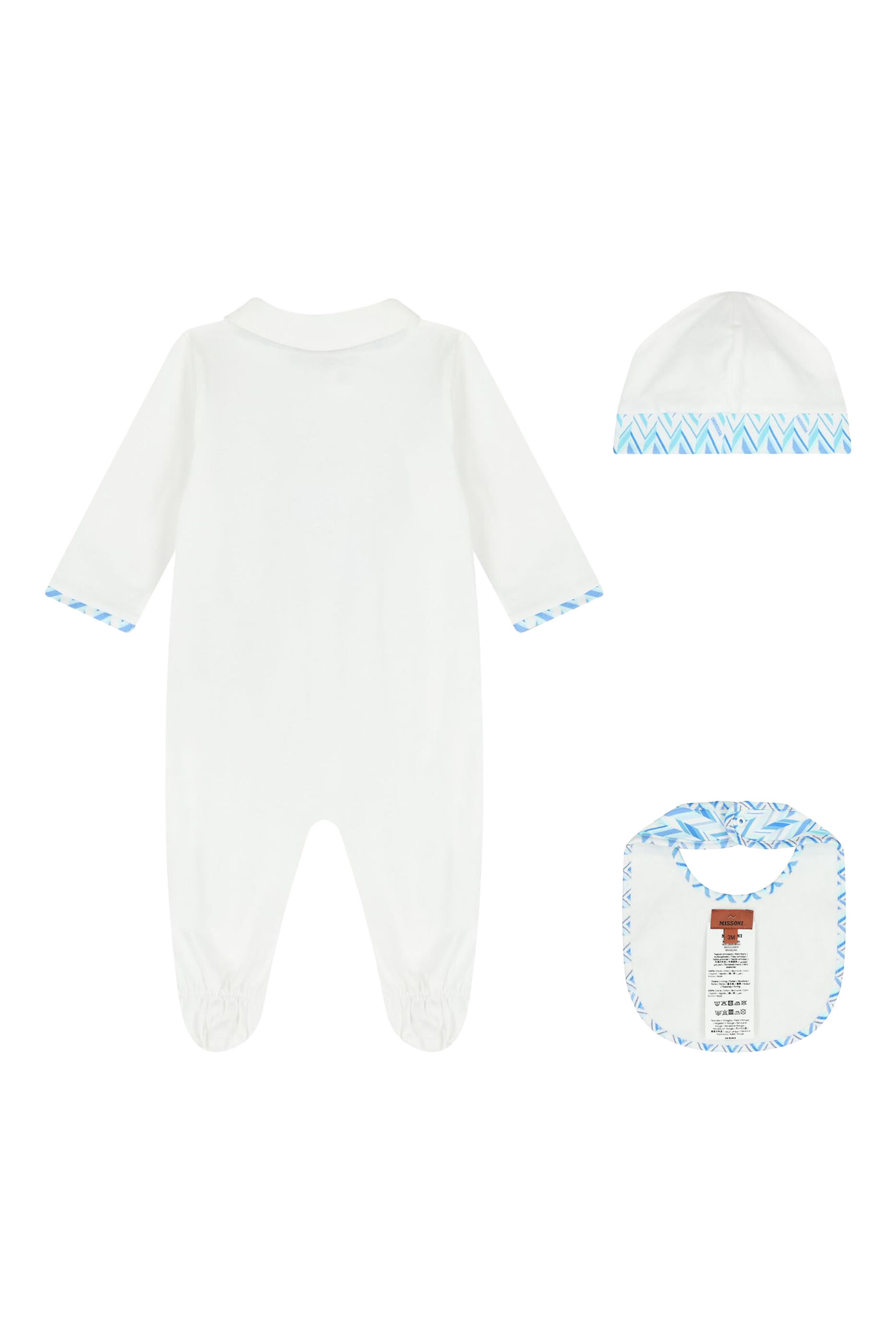 Kids Zigzag Print Babysuit Set 