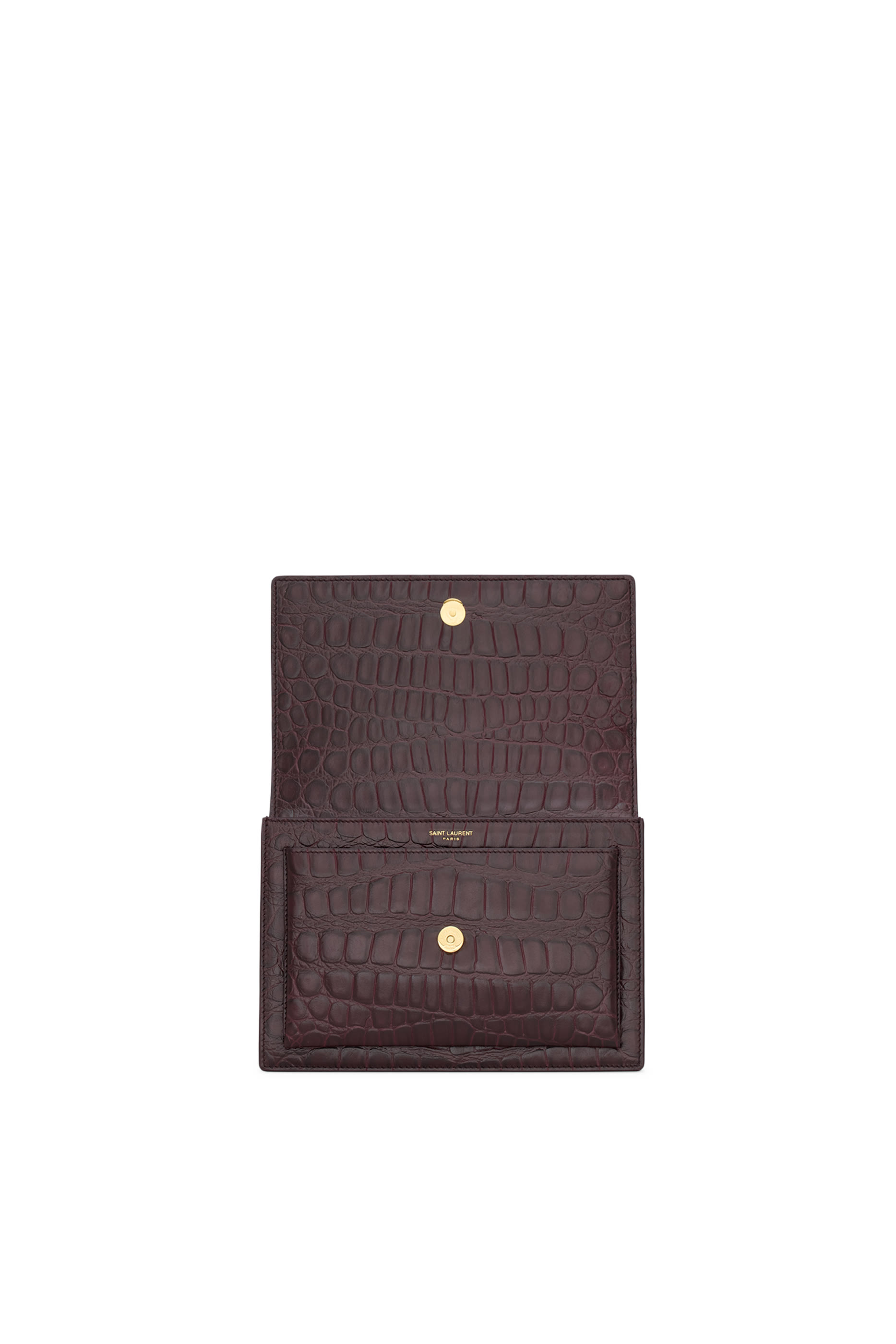 Sunset Medium Bag in Crocodile Embossed Leather