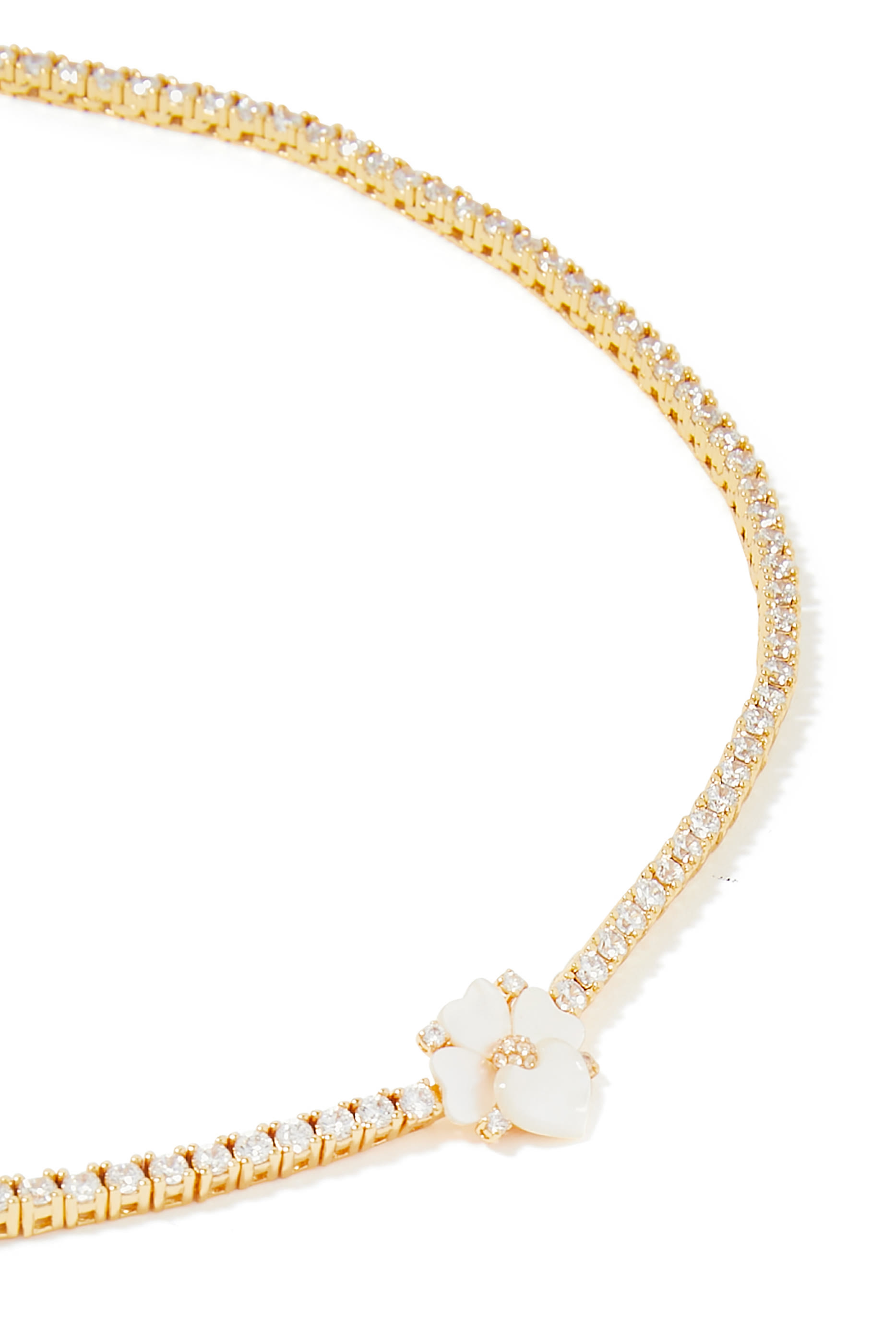 Pansy Tennis Necklace