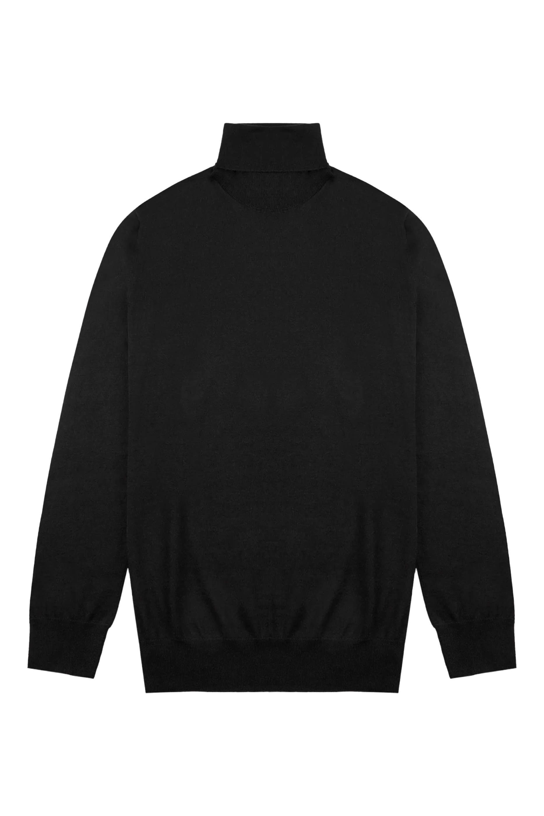  Slim Fit Cashmere & Silk Turtleneck Sweater