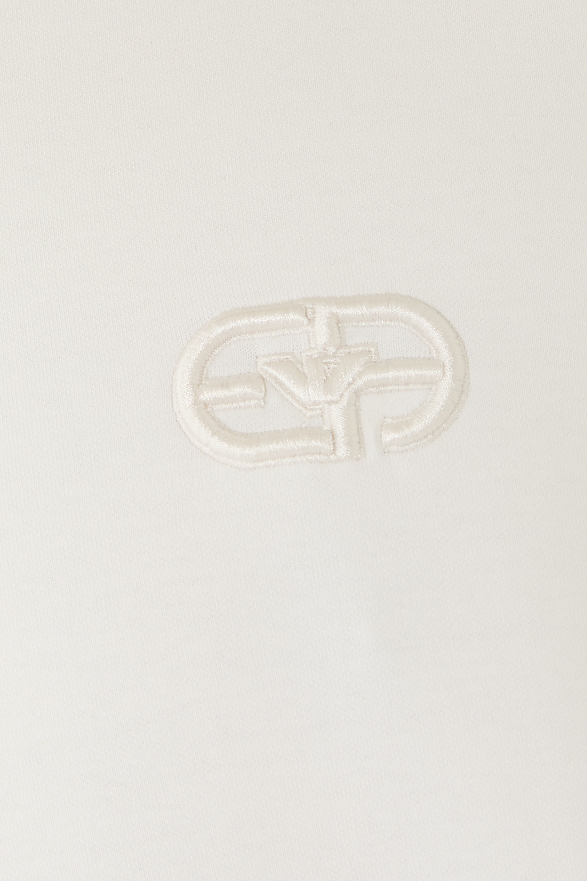 Embossed EA Logo Double-Jersey Sweatshirt