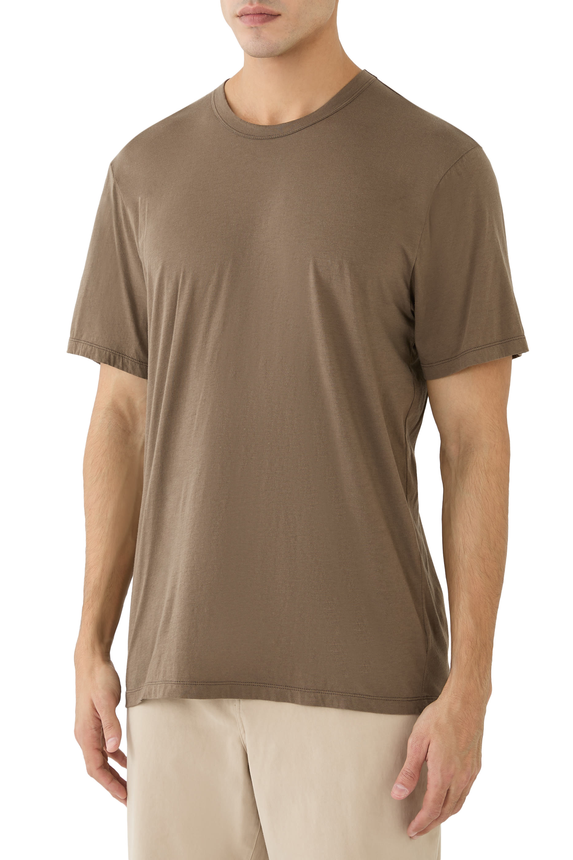 Heavy Luxe Jersey Crew T-Shirt