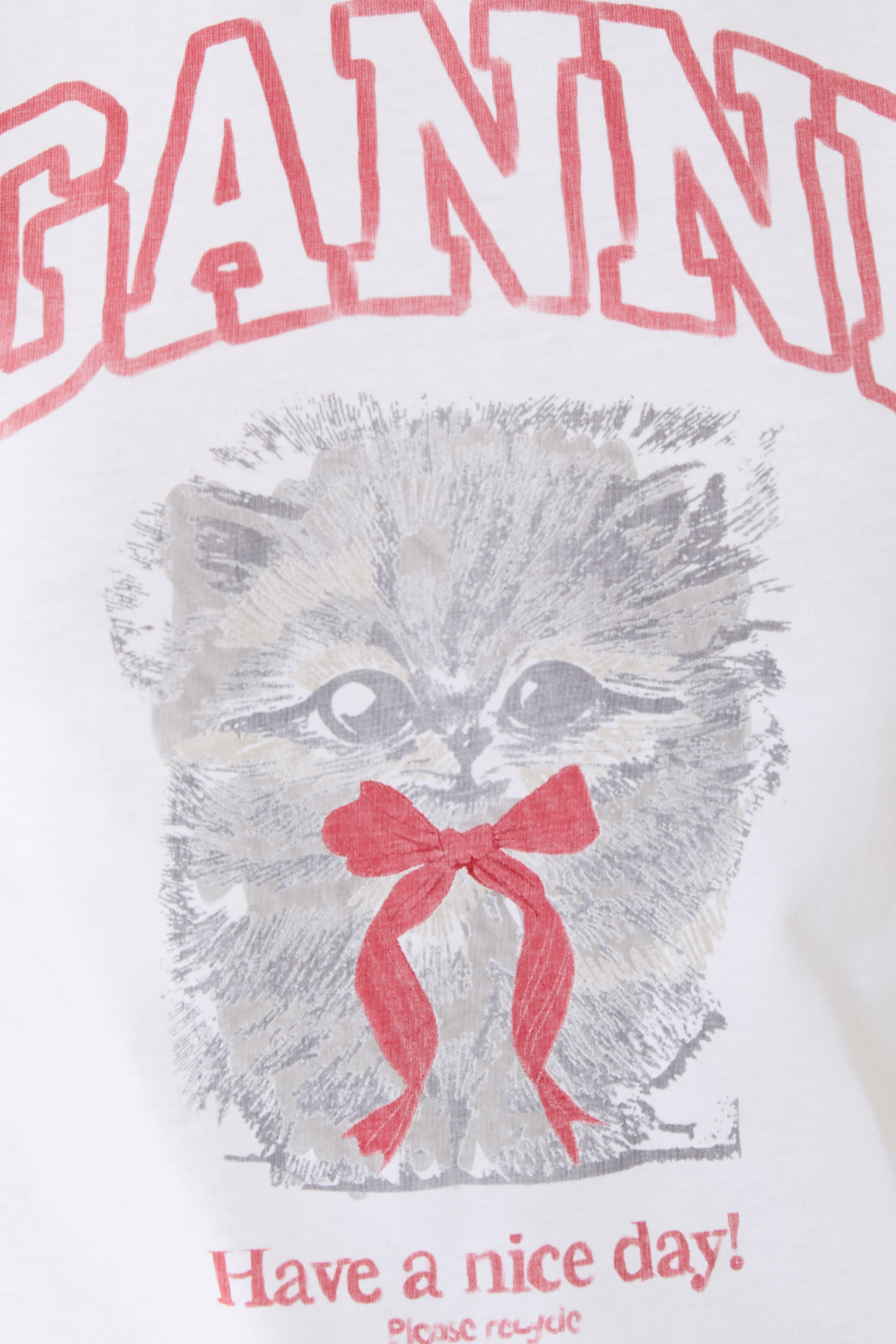 Cropped Kitty T-shirt