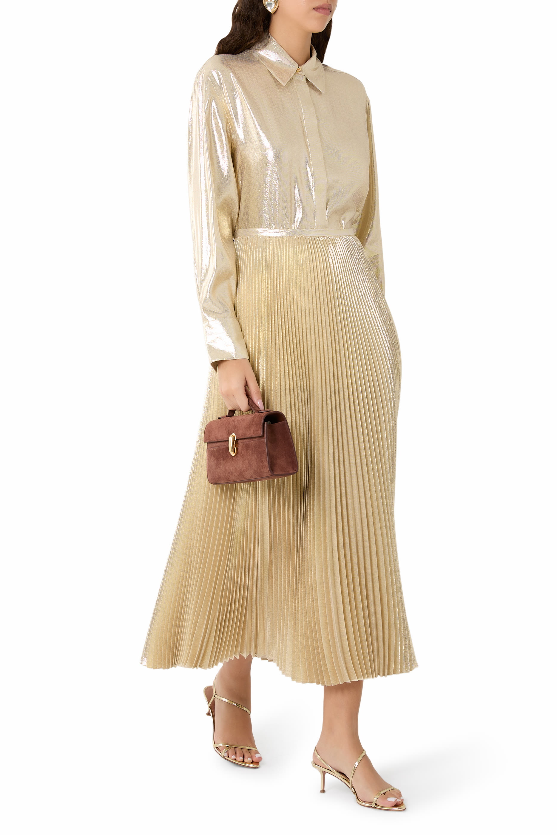 Essai Lam&eacute; Silk Skirt 