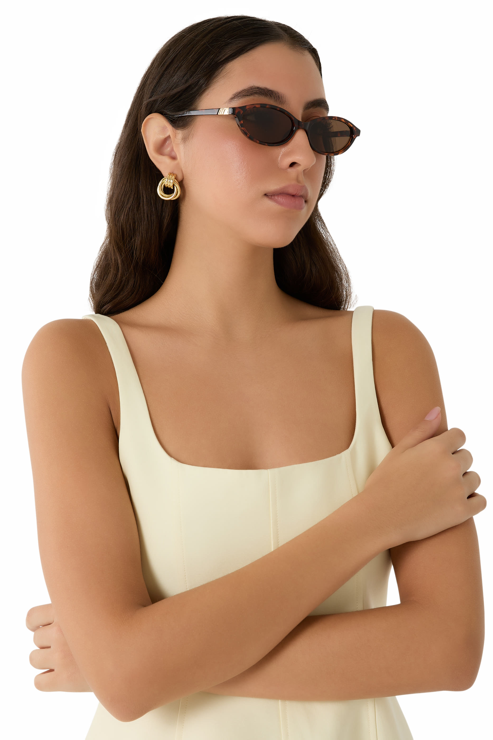 Duskfall Oval Frame Sunglasses