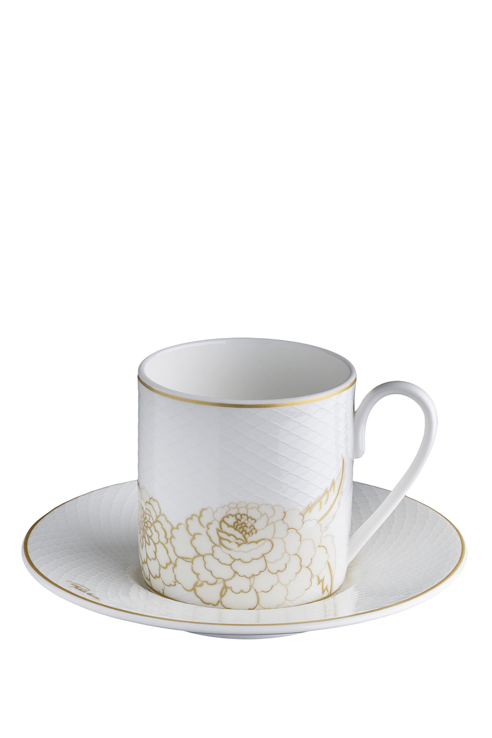 Blooming Roses Coffee Cup & Saucer