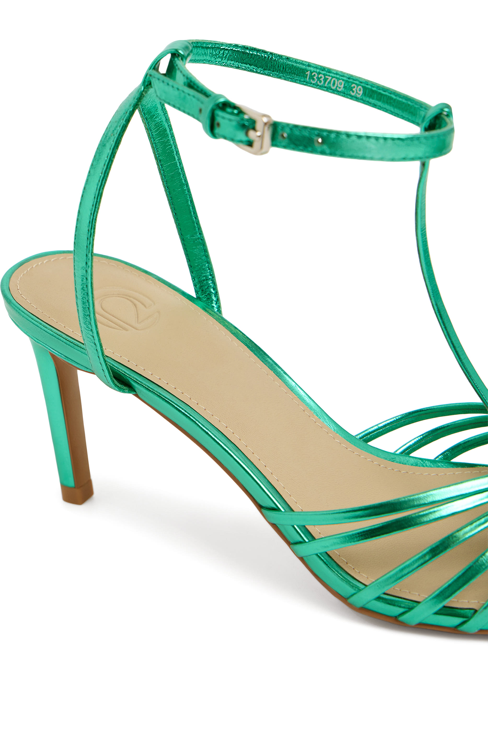 Metallic Leather 70 Sandals