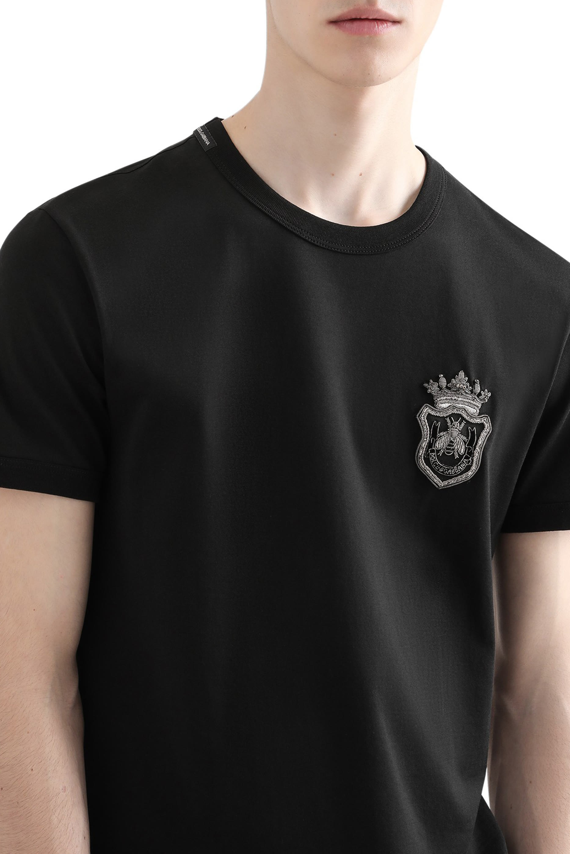 Heraldic Patch Cotton T-Shirt