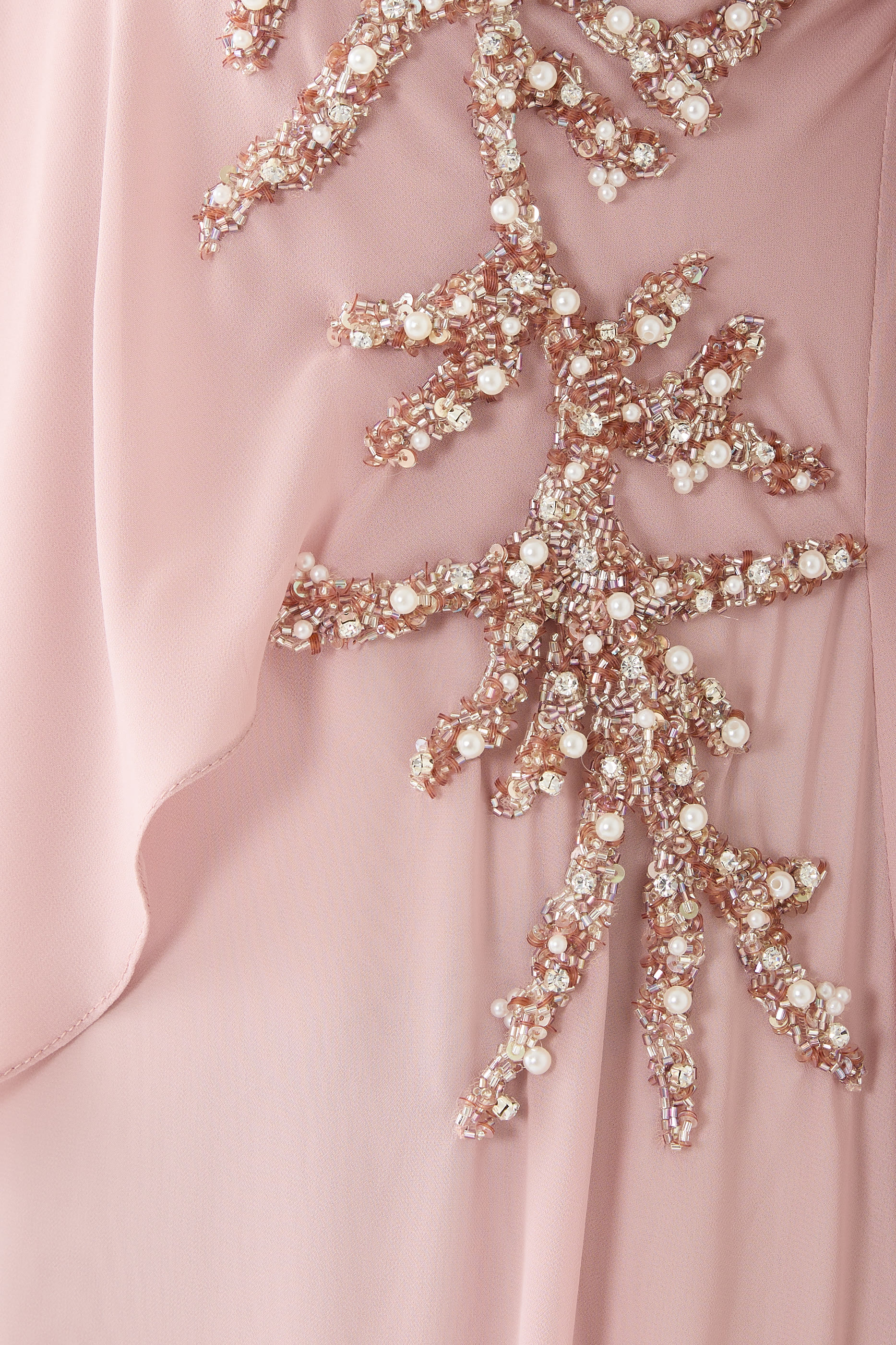 Cap Sleeves Drape Dress