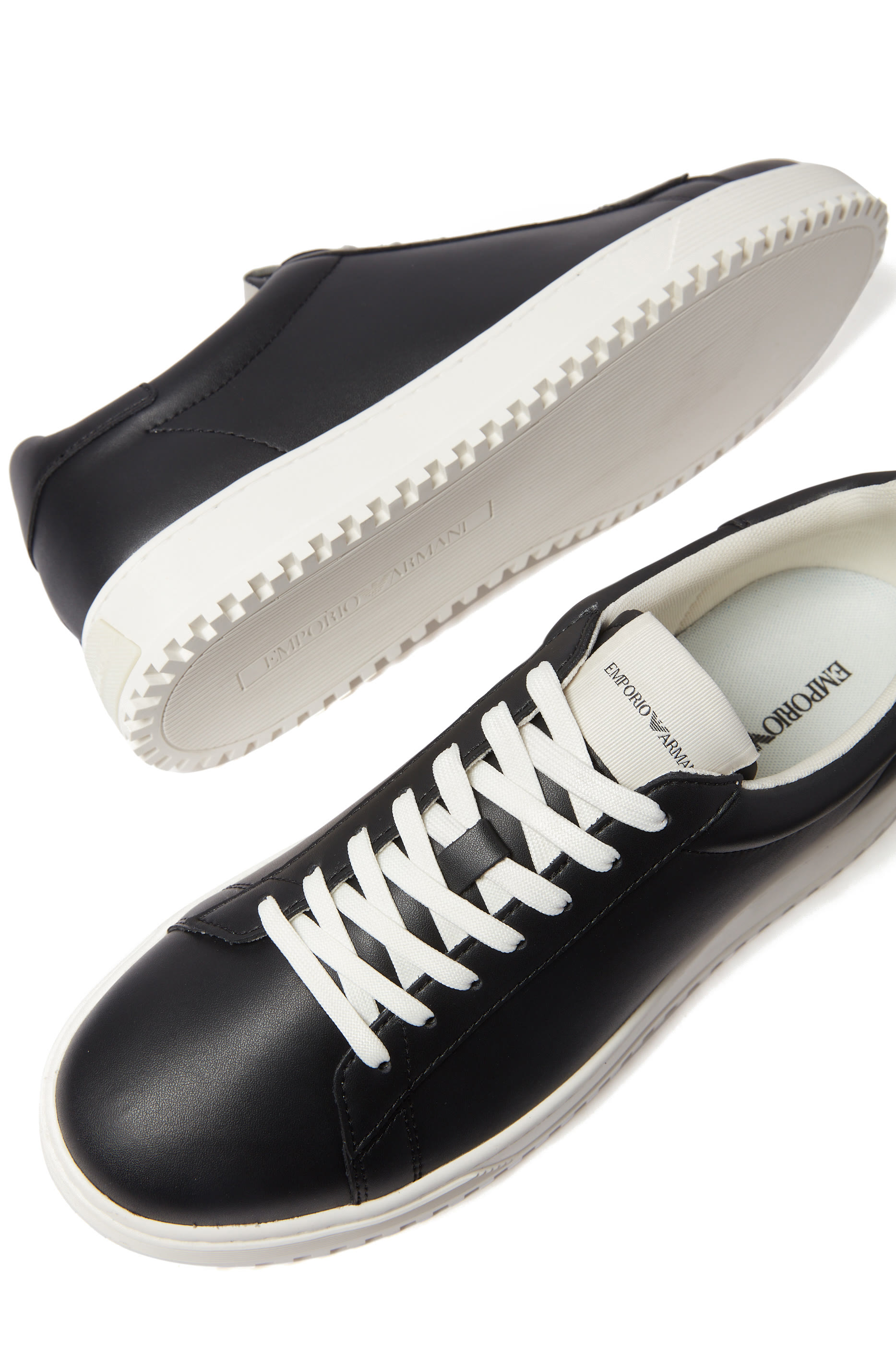 Logo Leather Sneakers