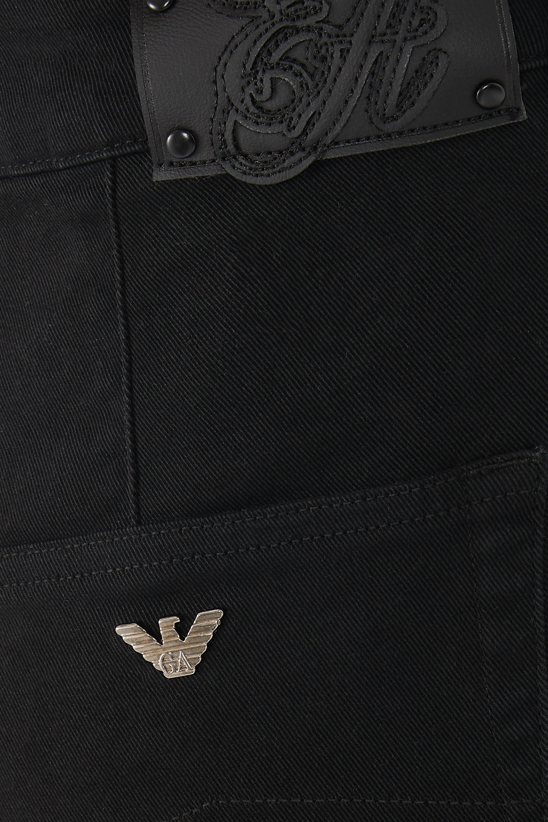 J33 Mid-Rise, Cropped Wide-Leg Jeans