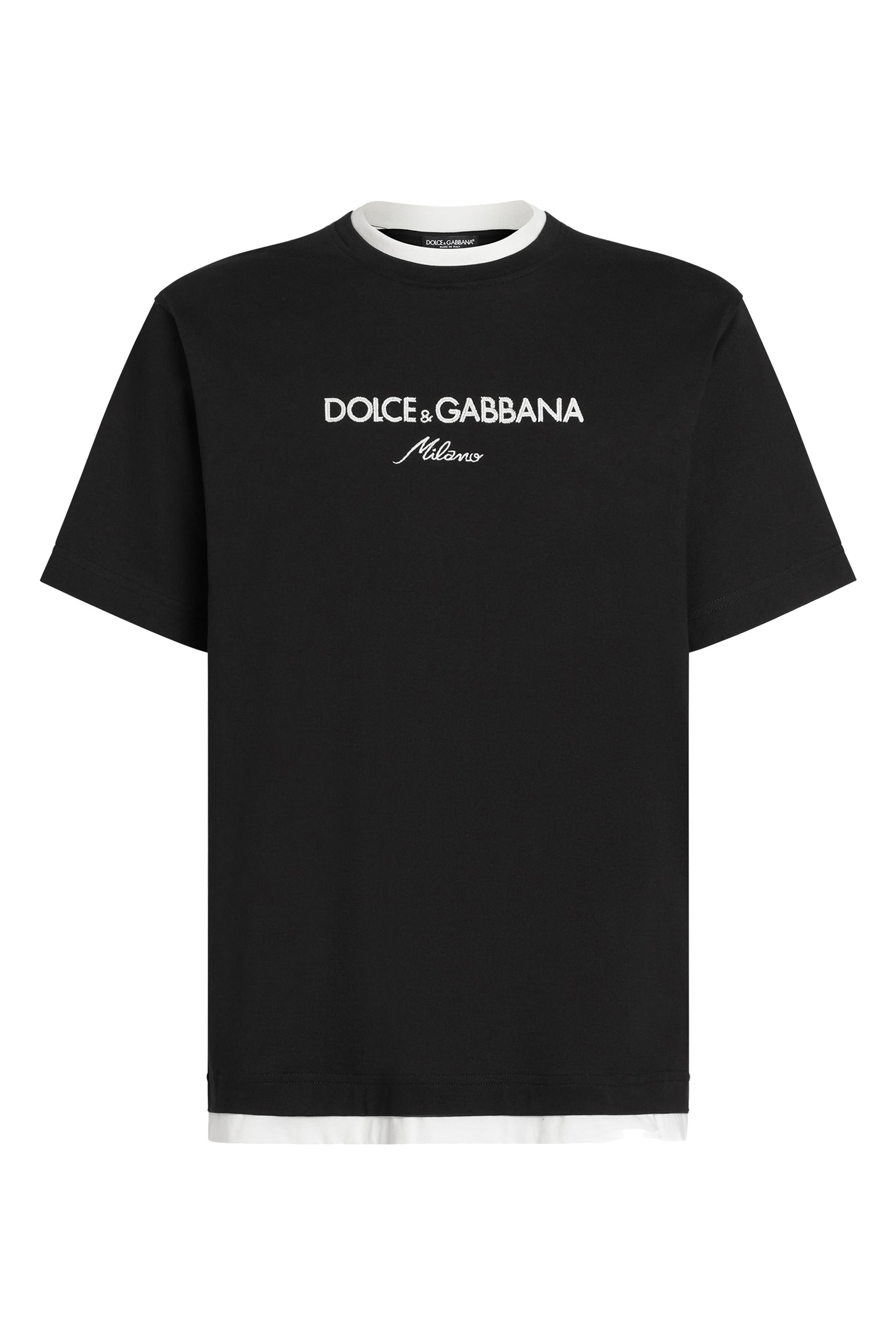 Logo Embroidered Cotton T-Shirt