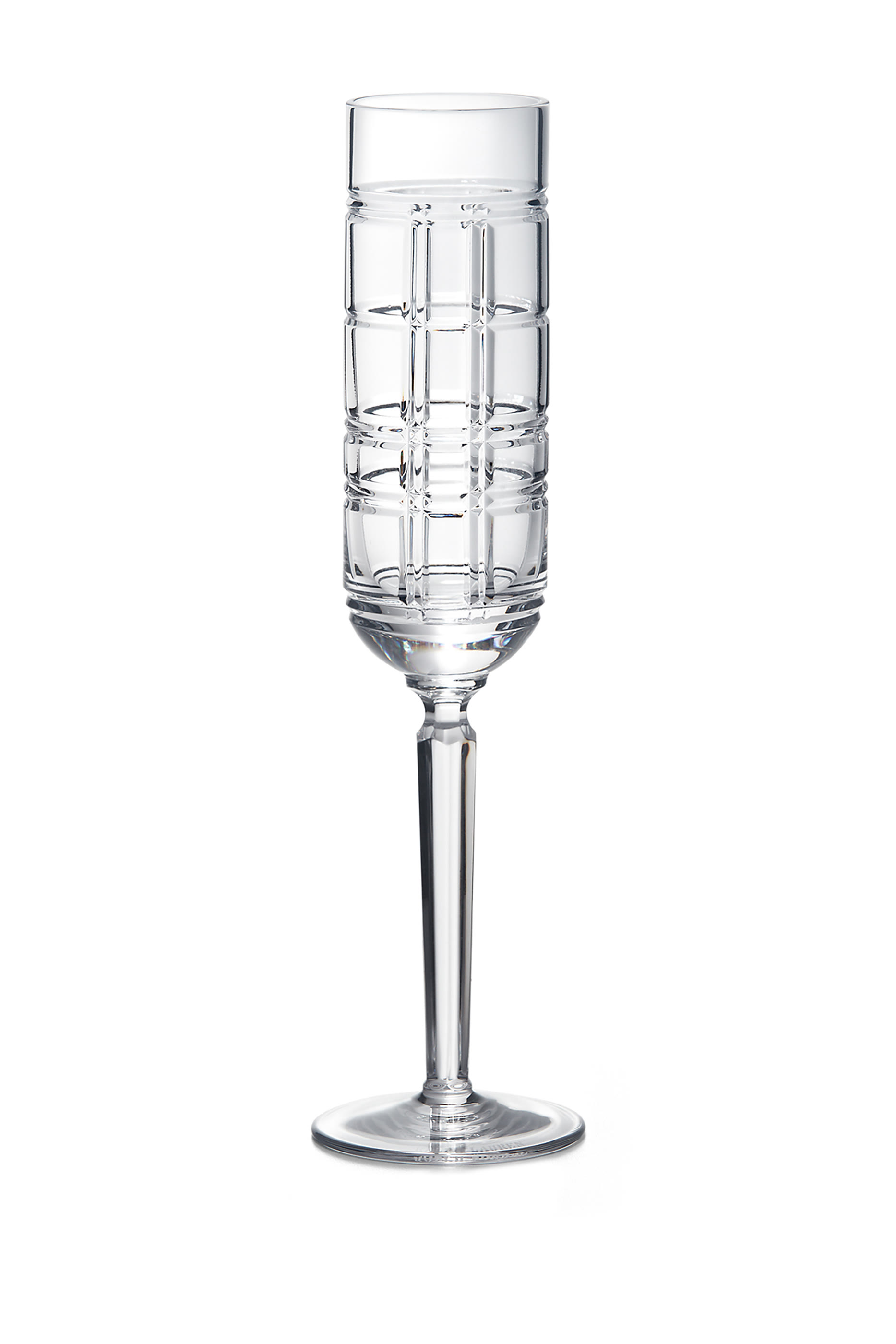 Hudson Plaid Champagne Flute