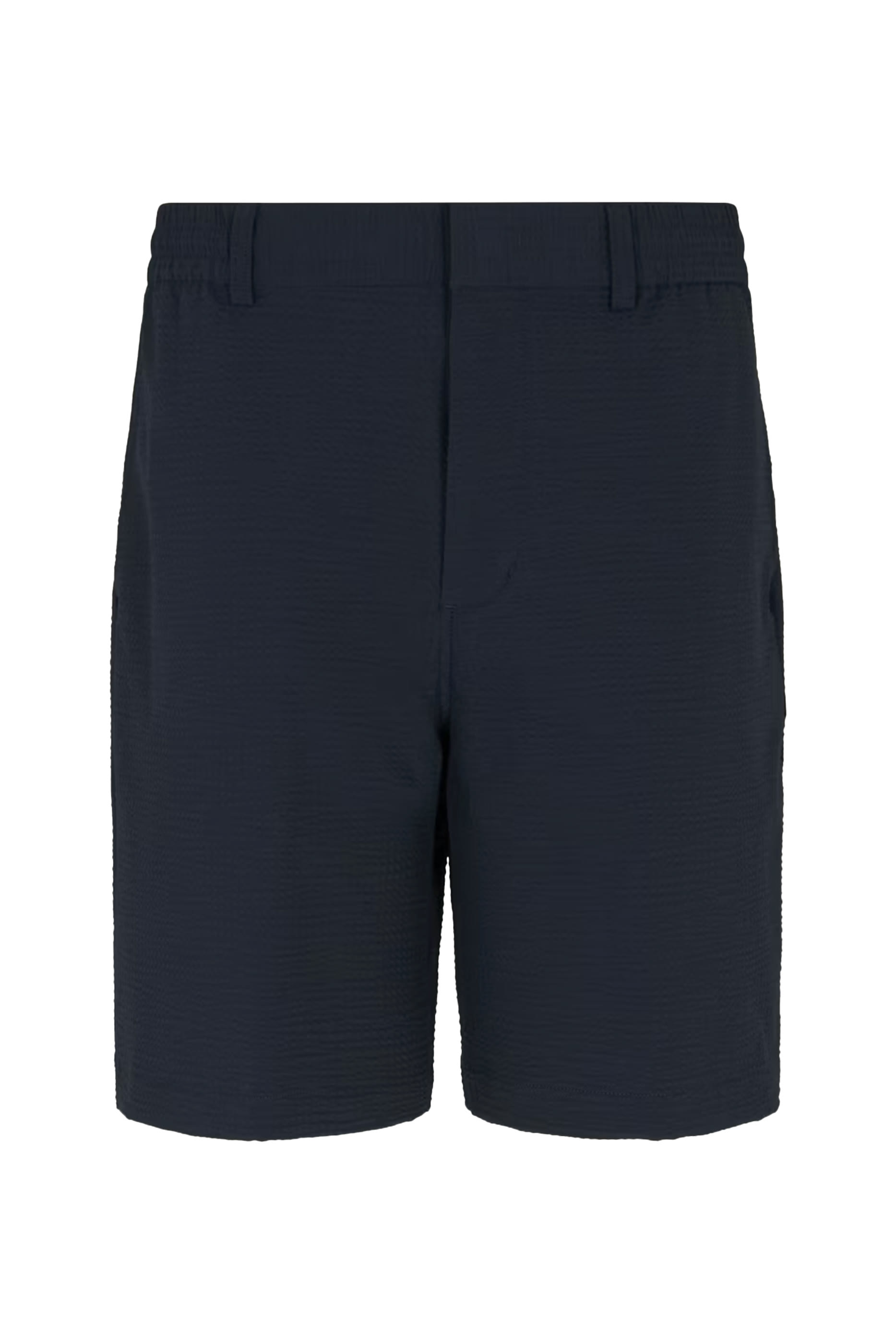 Nylon Seersucker Bermuda Shorts