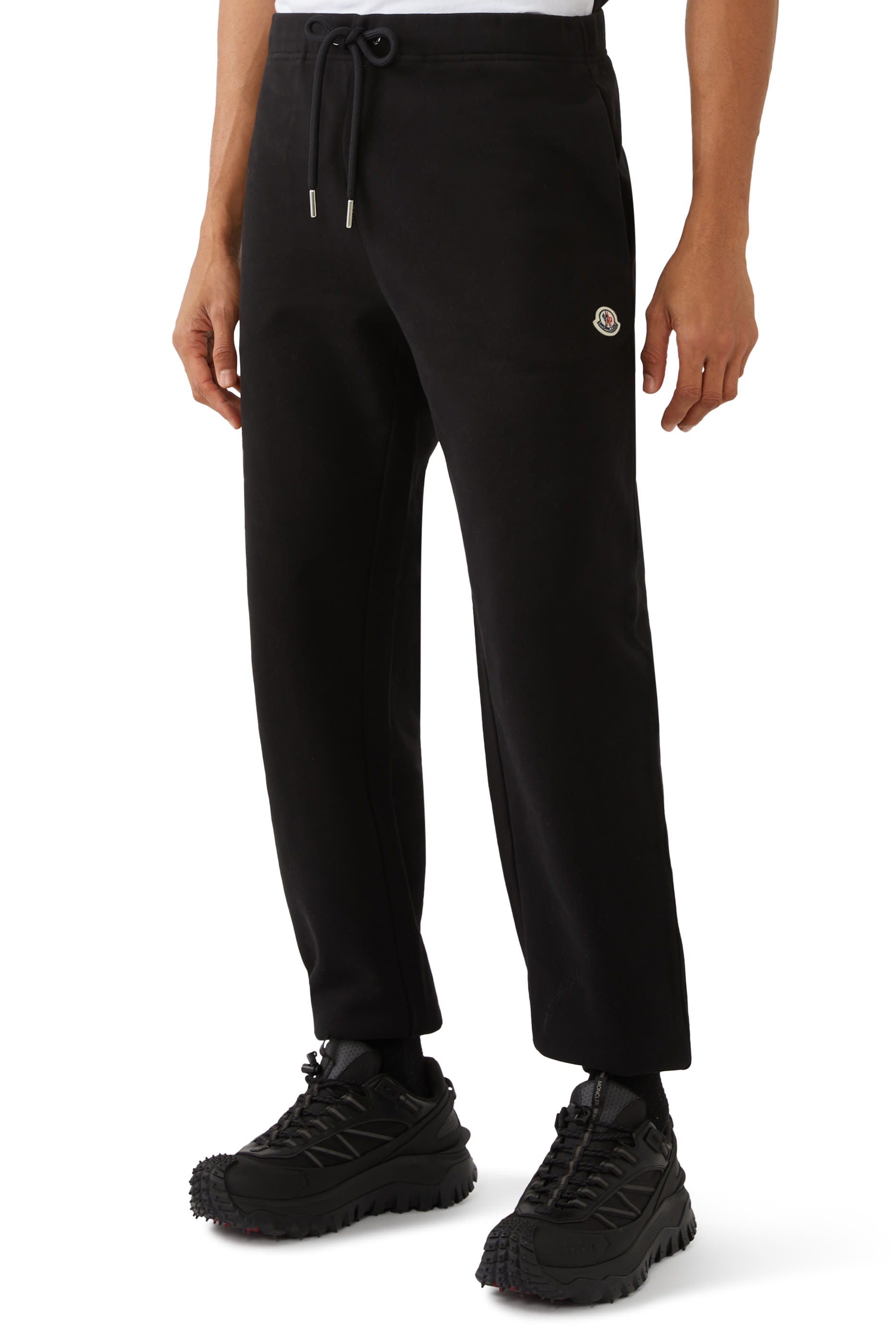 Logo Patch Cotton Sweatpants