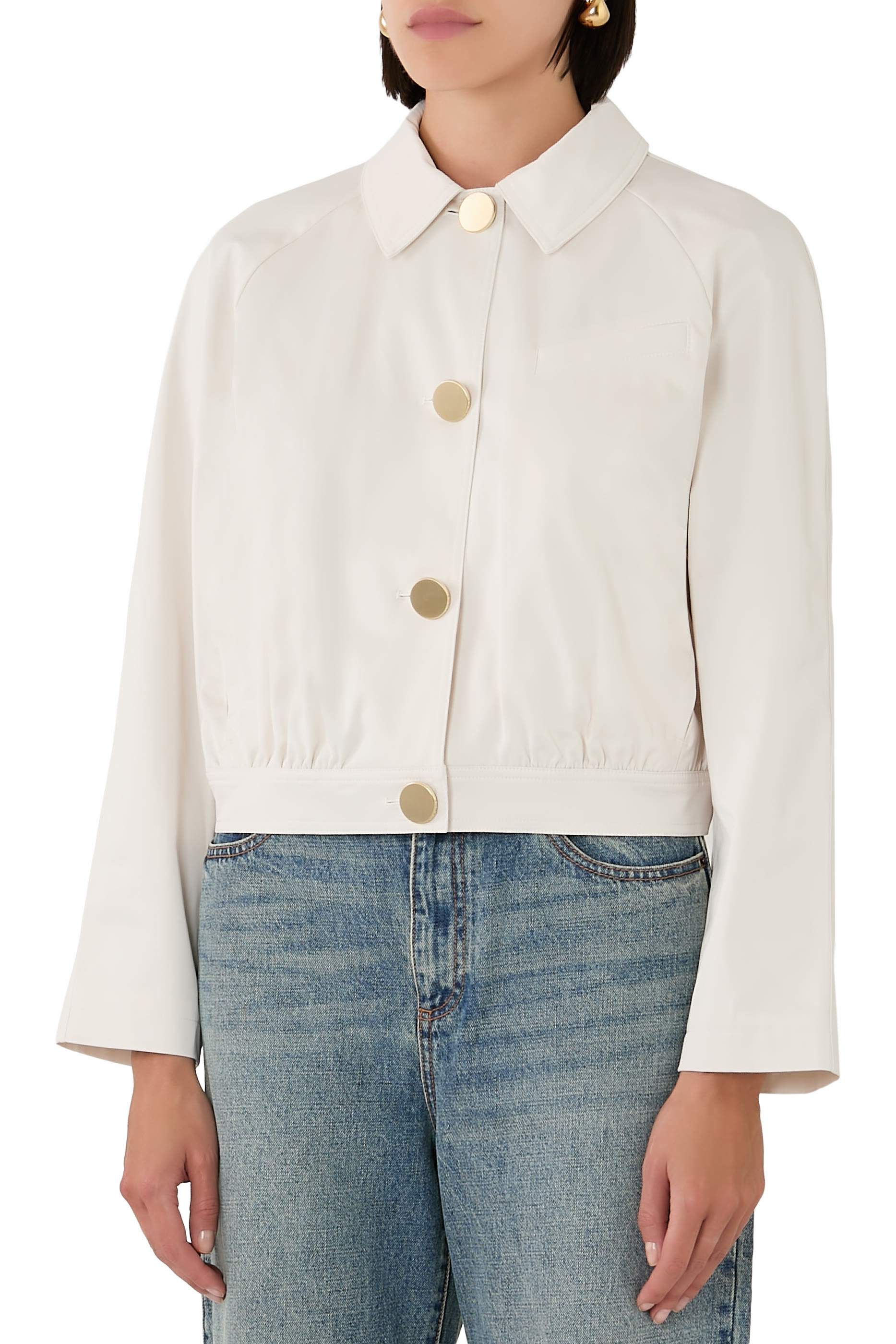 Button-Up Collared Jacket