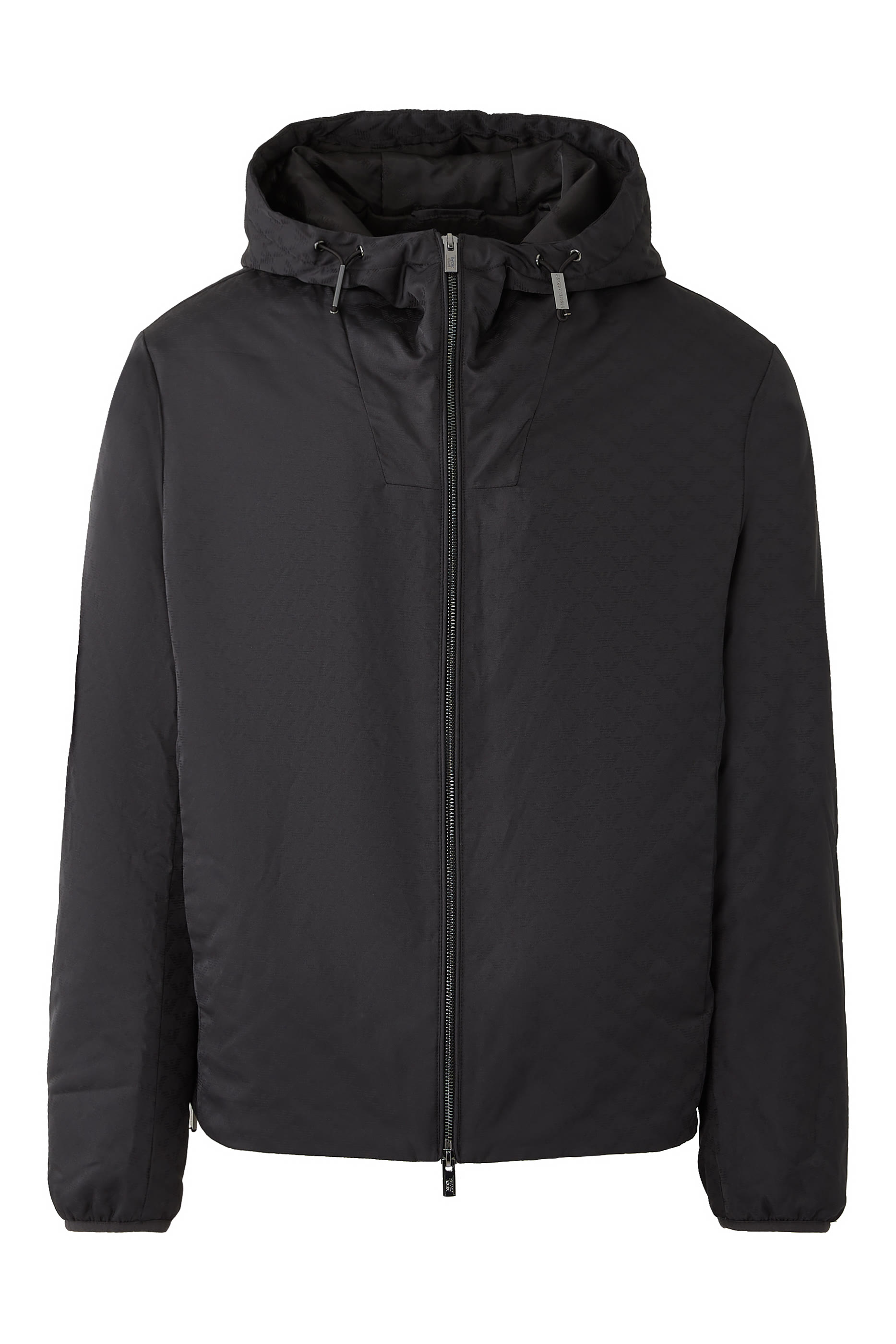 EA Monogram Hooded Nylon Jacket
