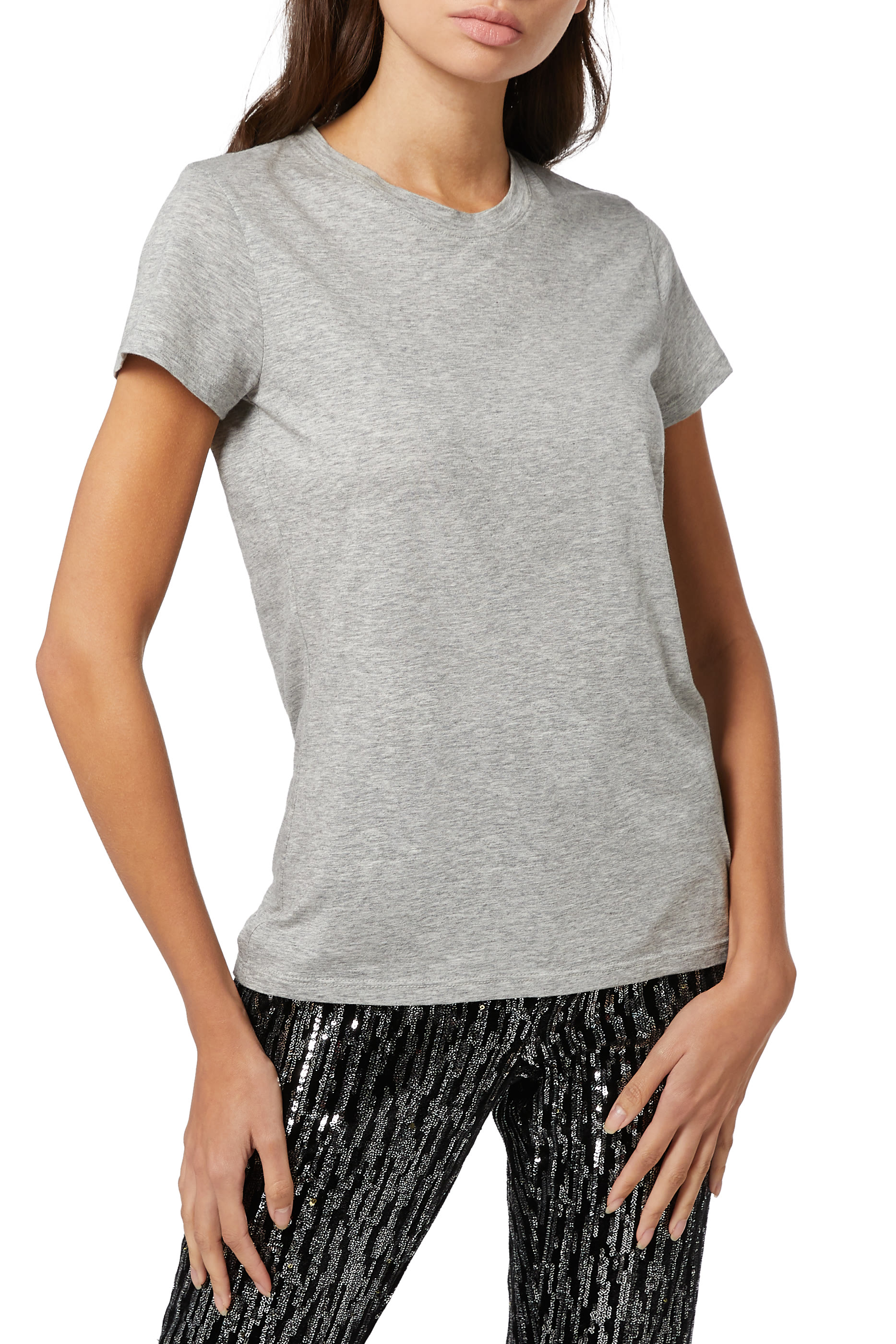 Grey Cotton T-Shirt