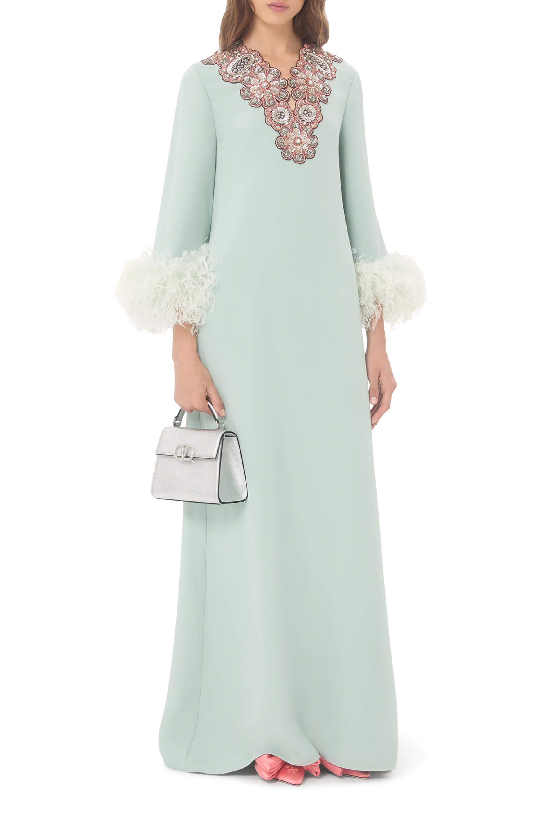 VLogo Crystal Mini Top-Handle Bag