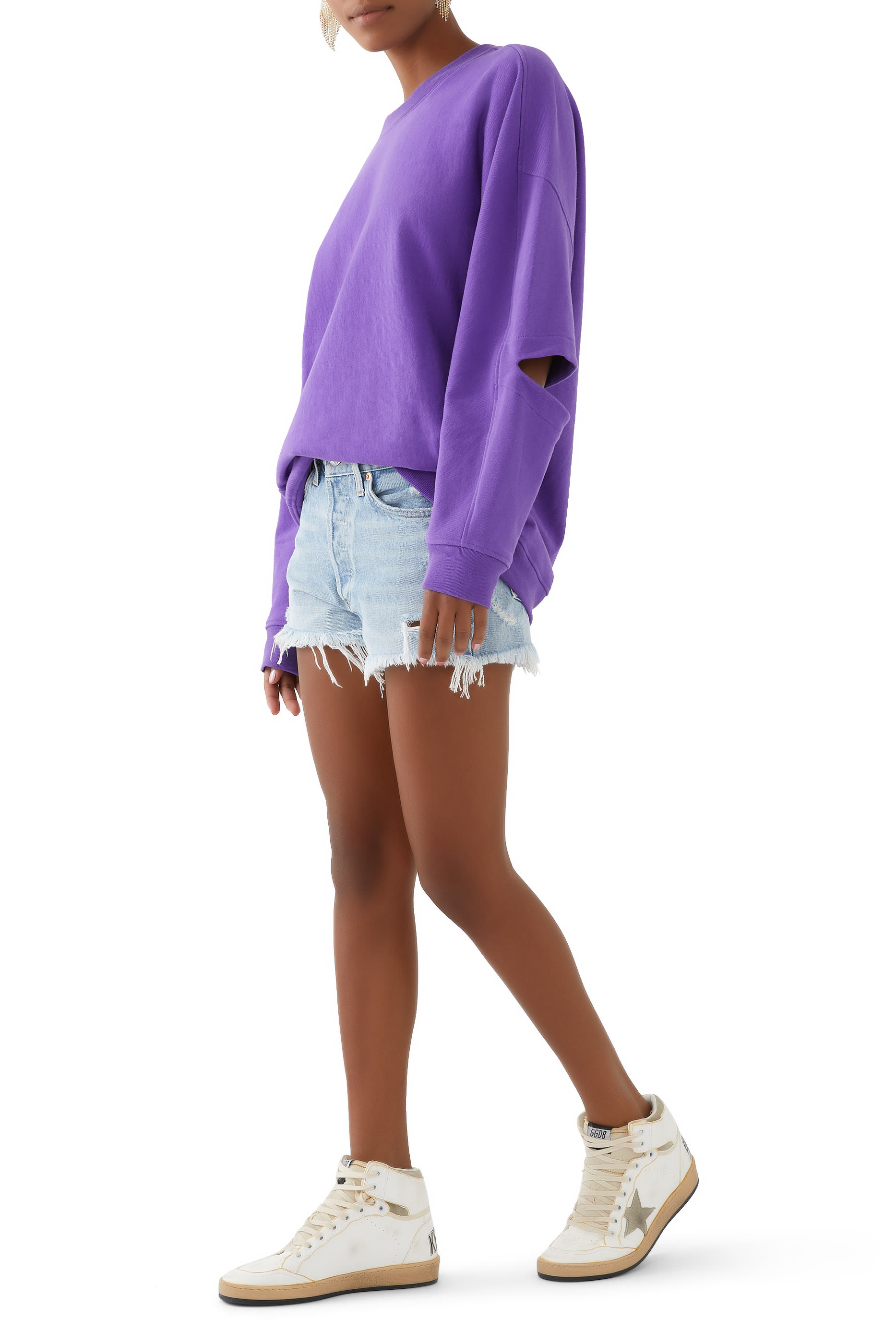 Sky-Star Nappa Leather Sneakers