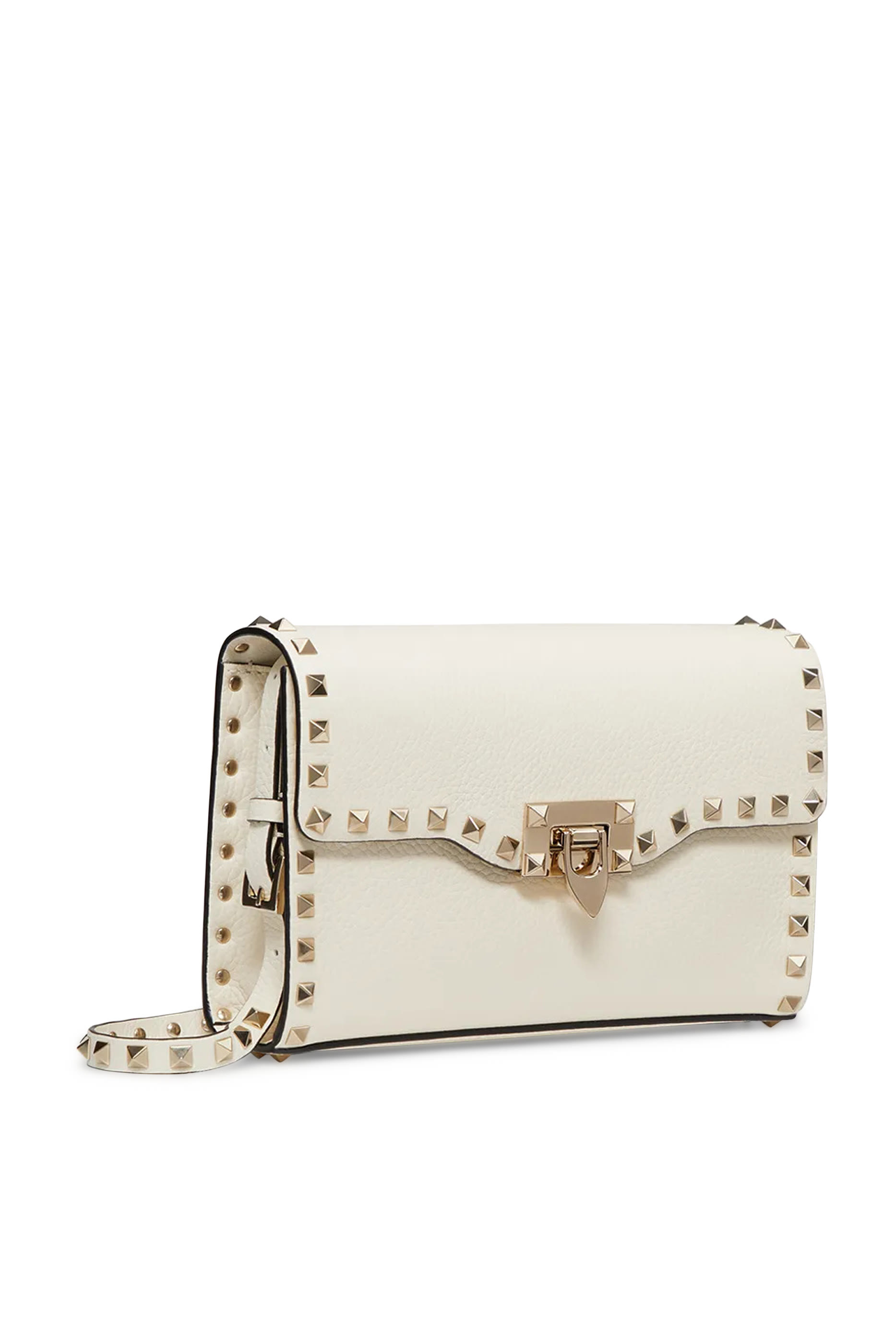  Small Rockstud Leather Cross-Body Bag