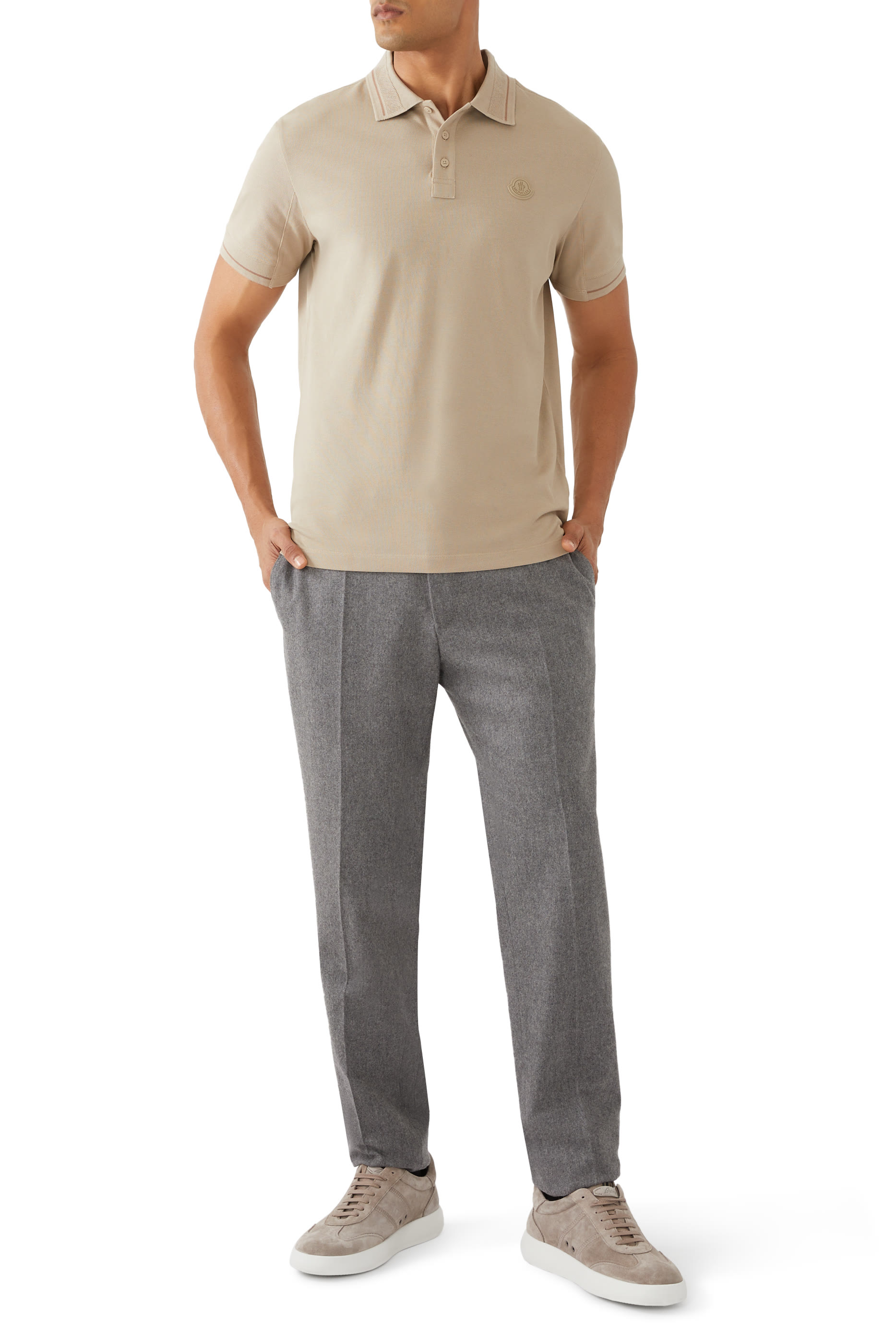 Short Sleeved Logo Polo Shirt