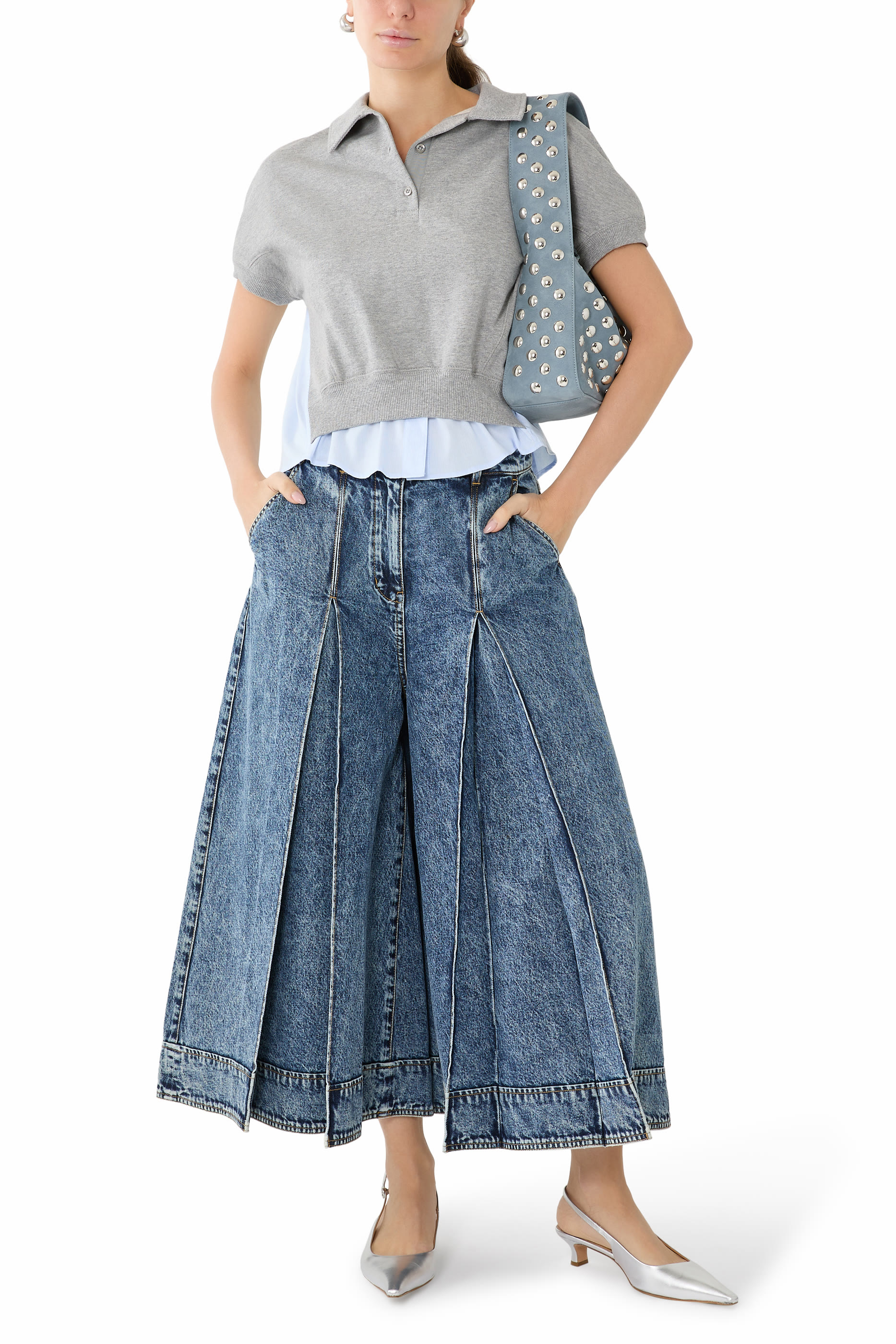  French Terry Polo with Shirting