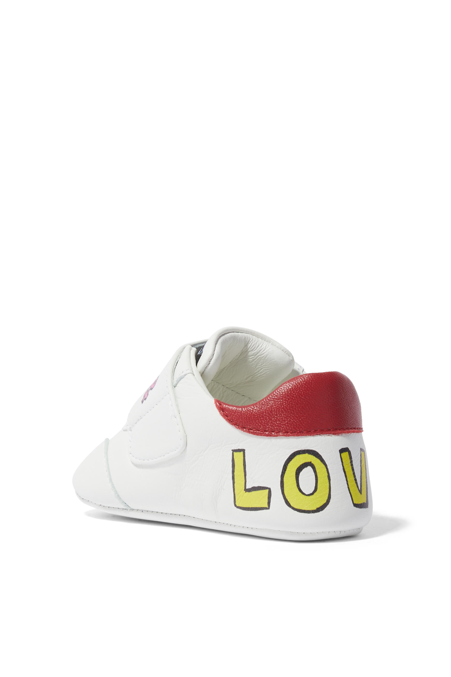 Kids Newborn Nappa Sneakers
