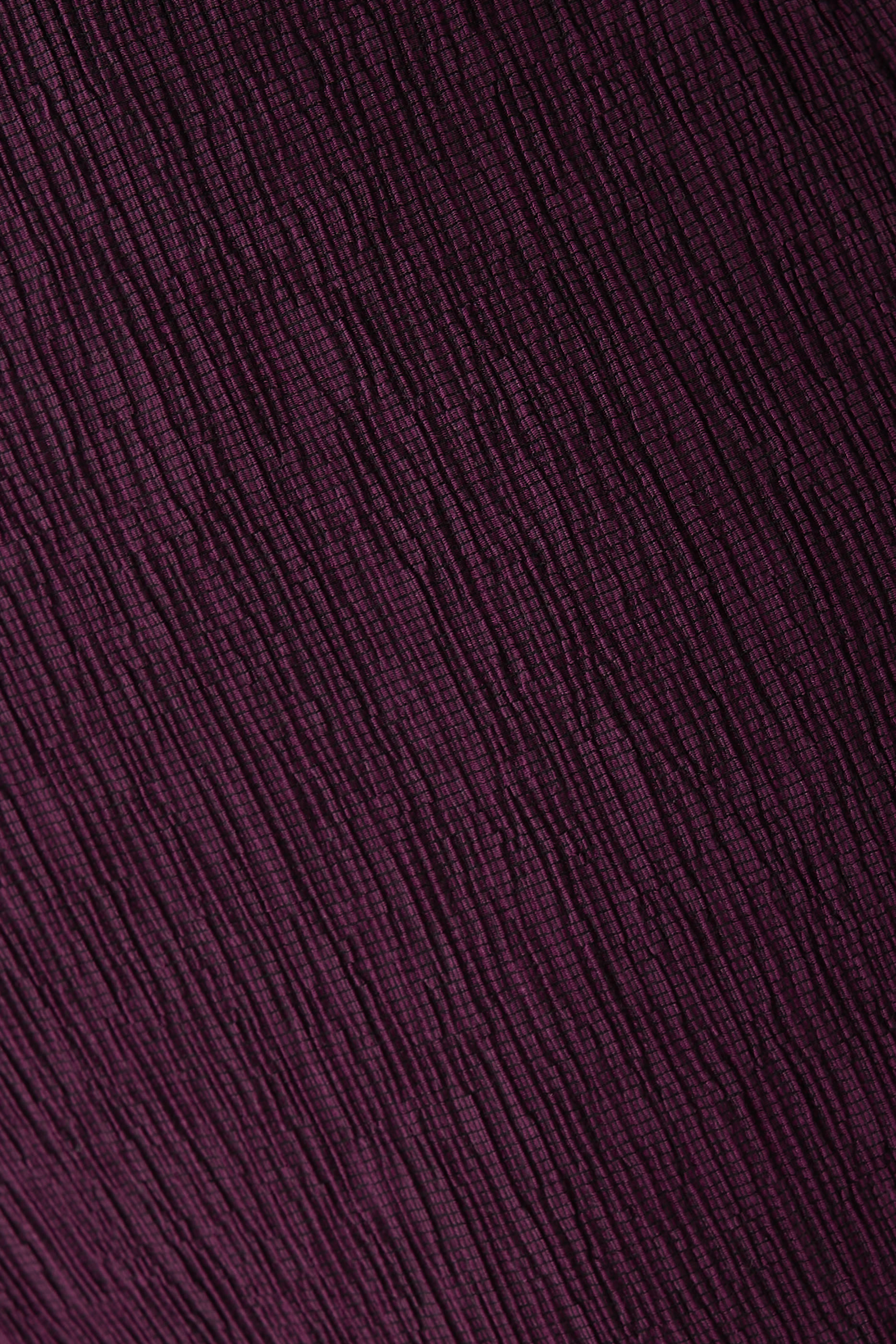 Woven Pliss&eacute; Wide-Leg Pants